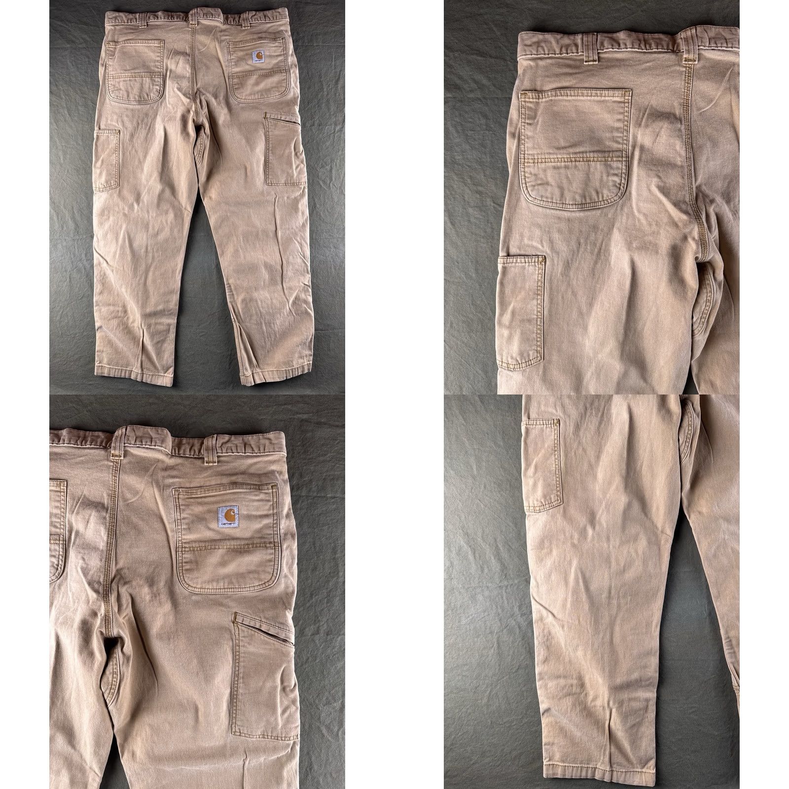 Carhartt Carhartt Double Knee Pants 42x30 Beige Workwear Carpenter 102802-918 Mens Size US 42 / EU 58 - 9 Thumbnail