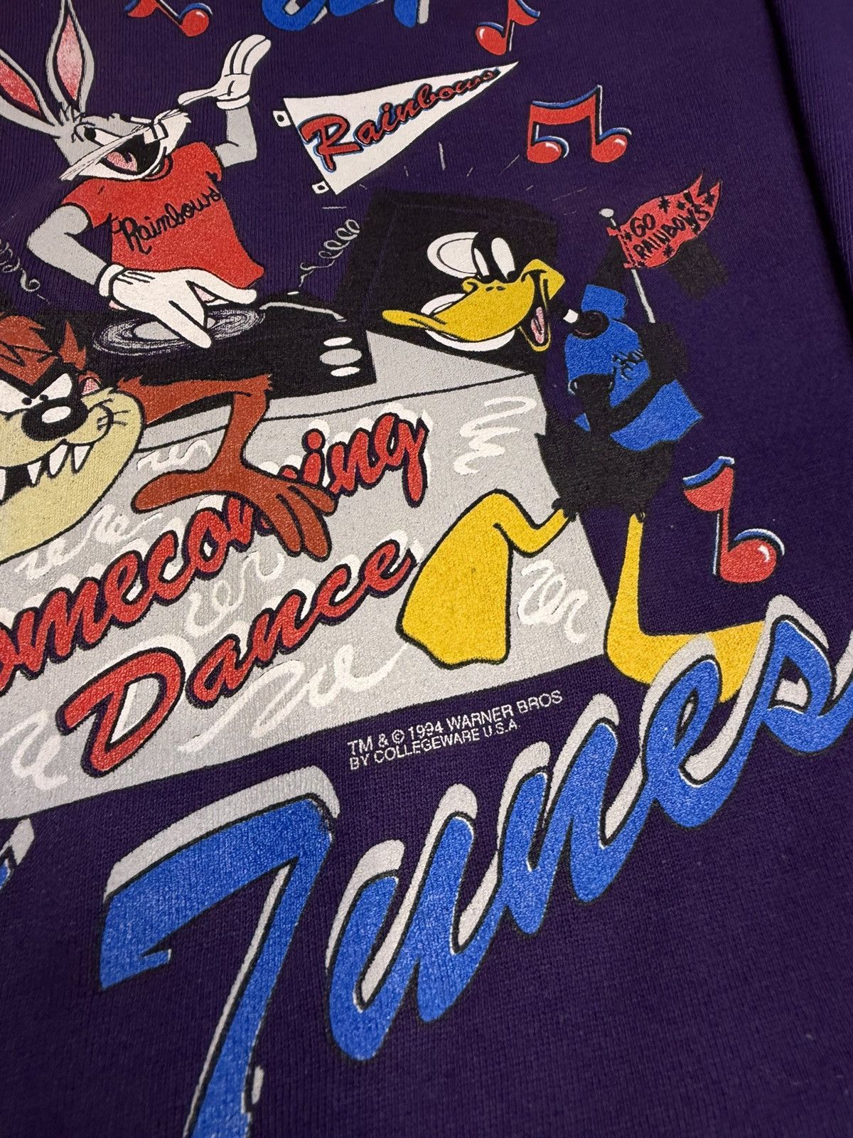 Vintage 1990s Looney Tunes crewneck vintage Size US S / EU 44-46 / 1 - 2 Thumbnail