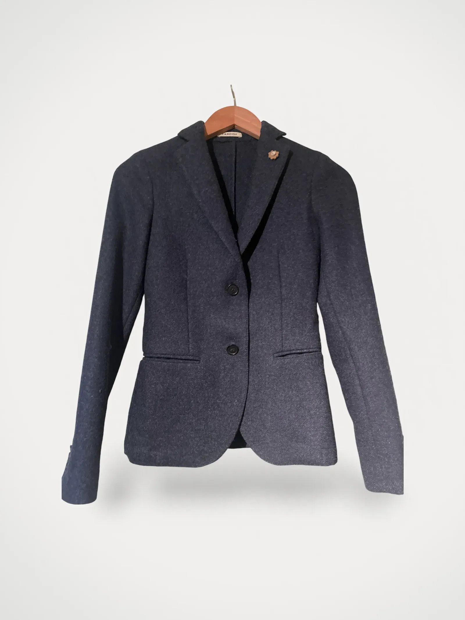Lardini Cameron Linen Blazer With Iconic Brooch | Grailed