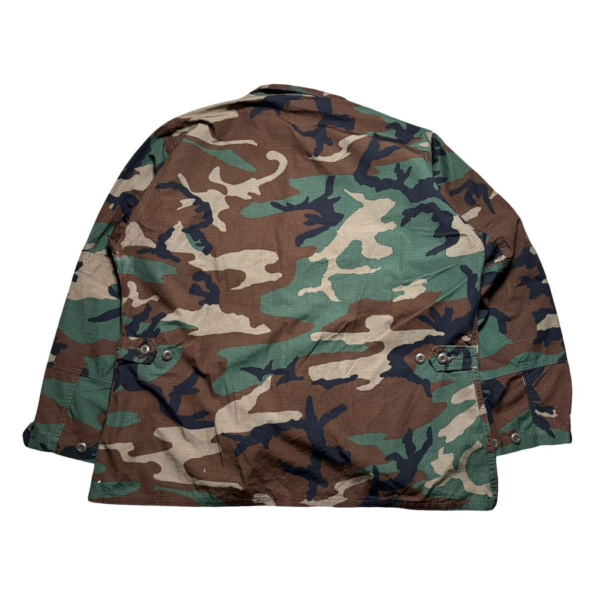 Other Vintage USGI Jacket Mens XL Long Woodland Camo Ripstop BDU Size US XL / EU 56 / 4 - 9 Thumbnail