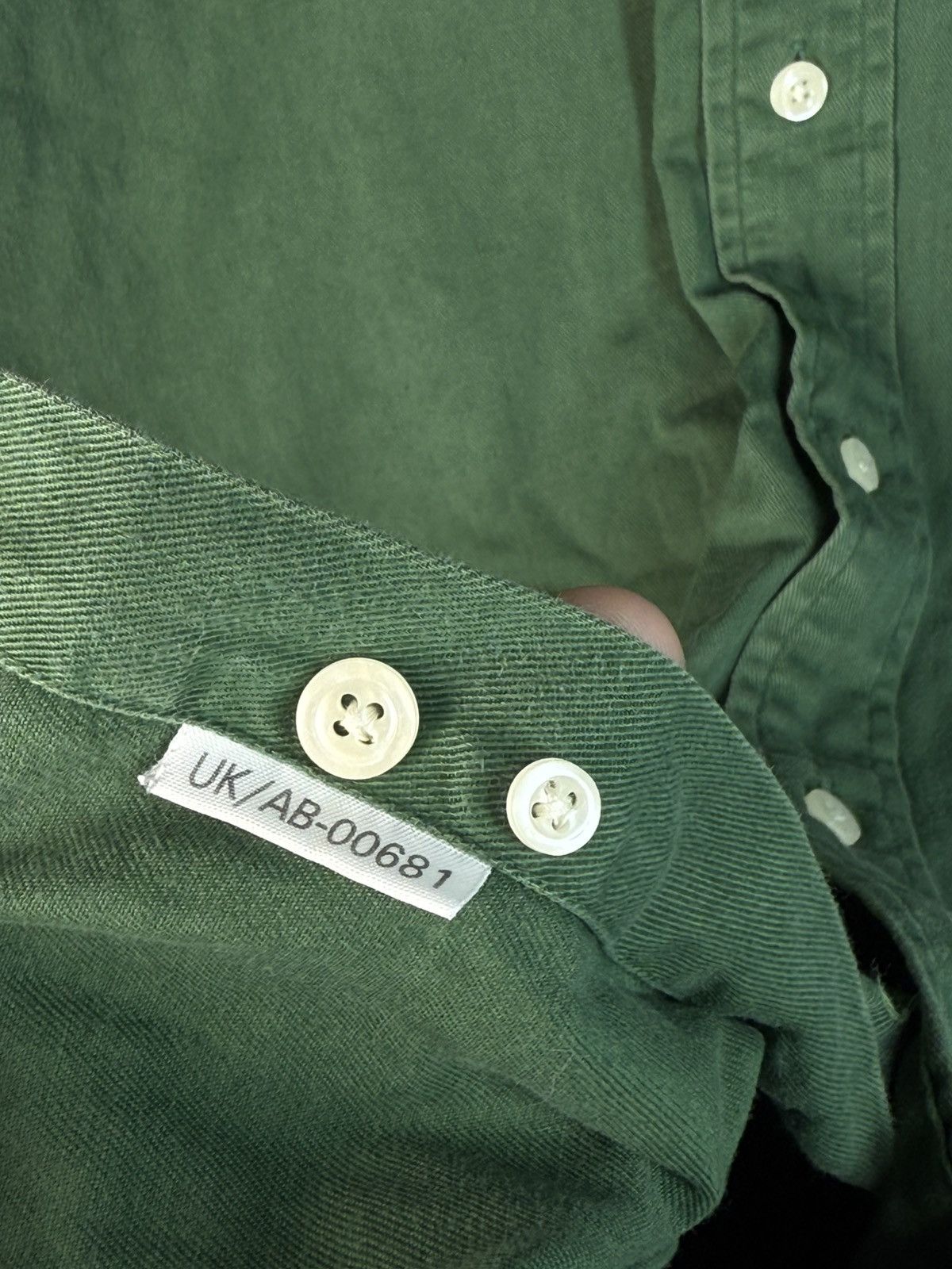 Yves Saint Laurent Green YSL Shirt Heavy Cotton YSL Denim Shirt Overshirt Size US M / EU 48-50 / 2 - 10 Thumbnail