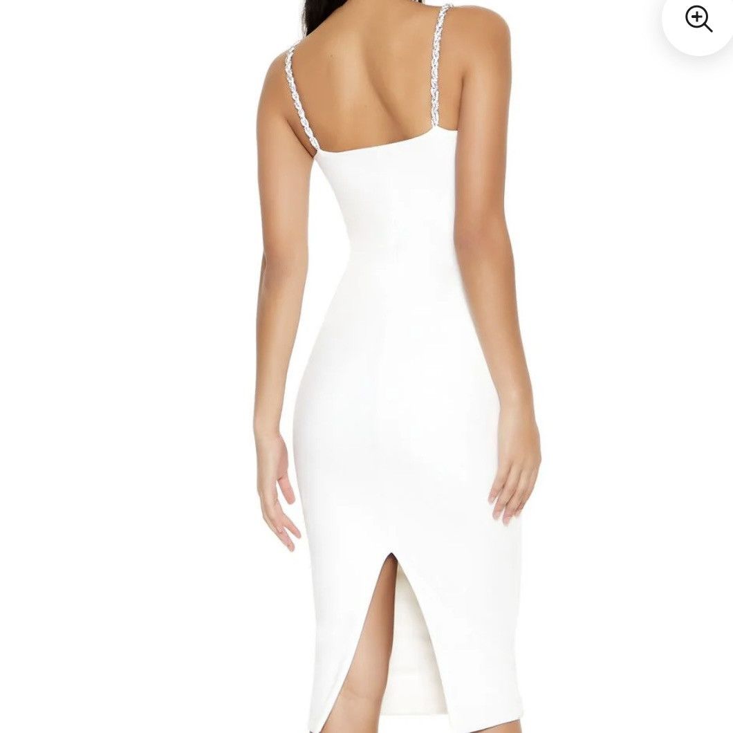 Forever 21 Forever 21 Contour Sculpt rhinestone midi dress Size M / US 6-8 / IT 42-44 - 3 Thumbnail