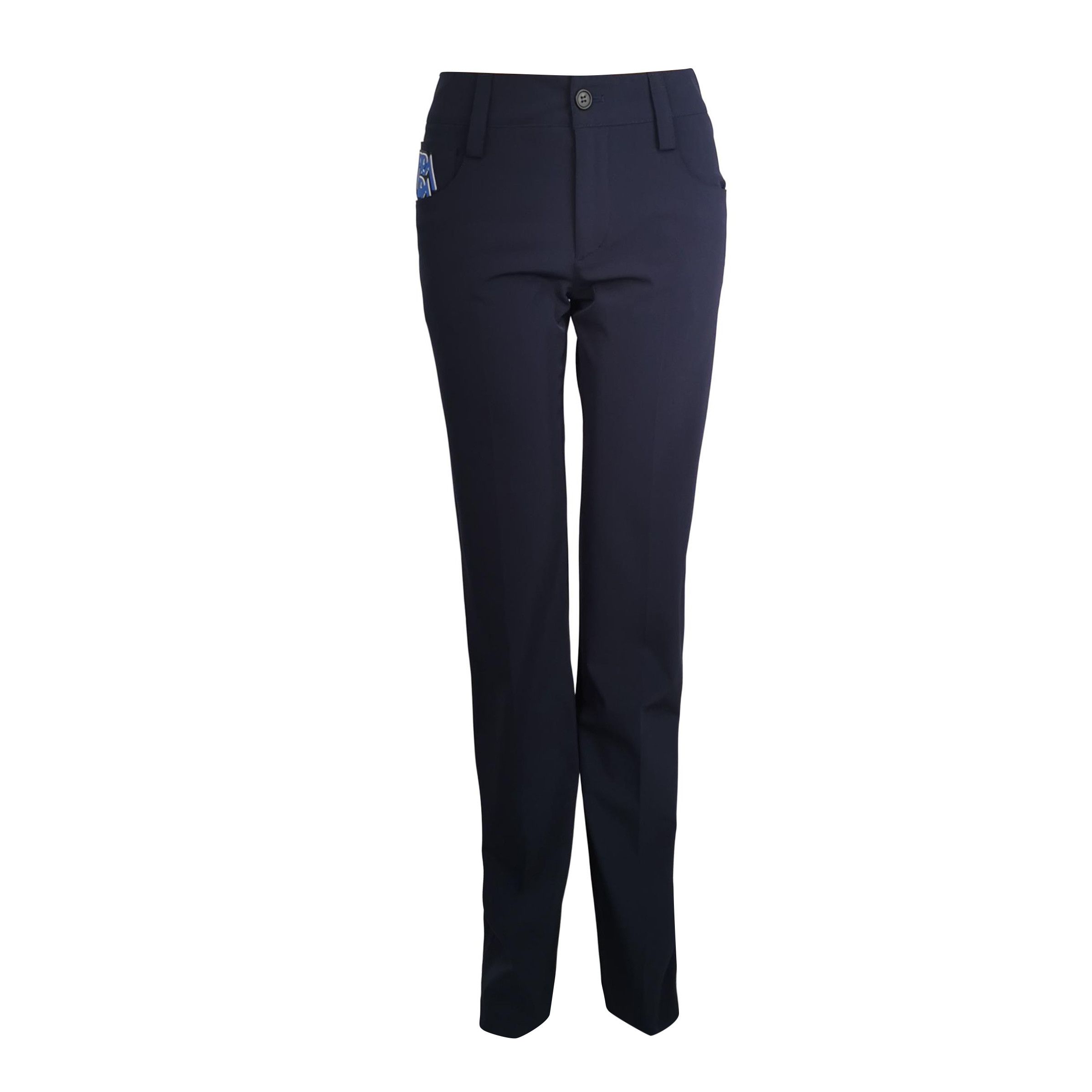 Prada Prada Logo Trousers in Navy Blue, Size 38 0089 Size 38" / US 16 / IT 52 - 1 Thumbnail