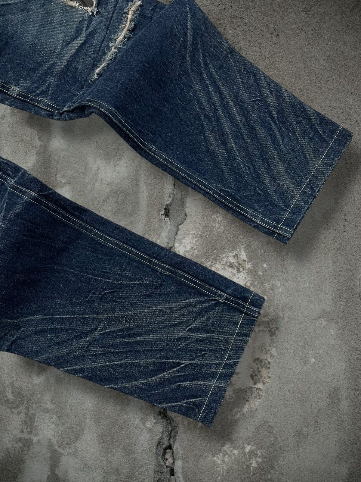 Japanese Brand Vintage Authentic Designer Japan Rapanui Distressed Denim Size US 29 - 5 Thumbnail