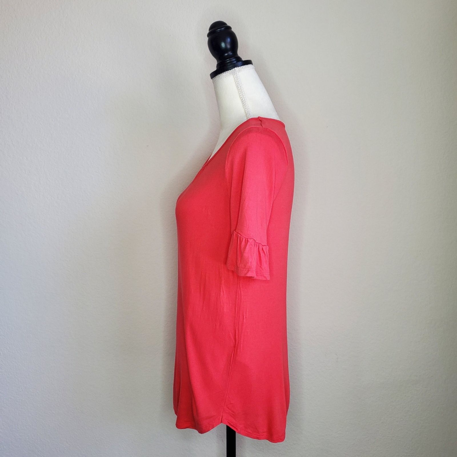 Nordstrom Joe Fresh Orange Blouse Small Size S / US 4 / IT 40 - 4 Thumbnail