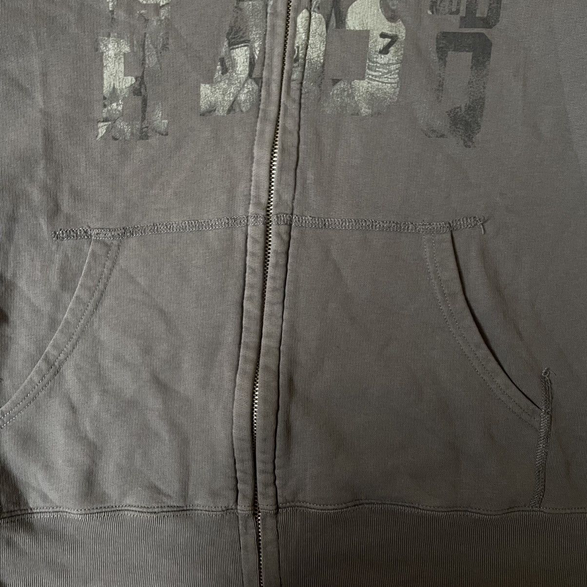 Diesel × Vintage Vintage Diesel Zip-Up Gray Faded Hoodie Size US L / EU 52-54 / 3 - 3 Thumbnail