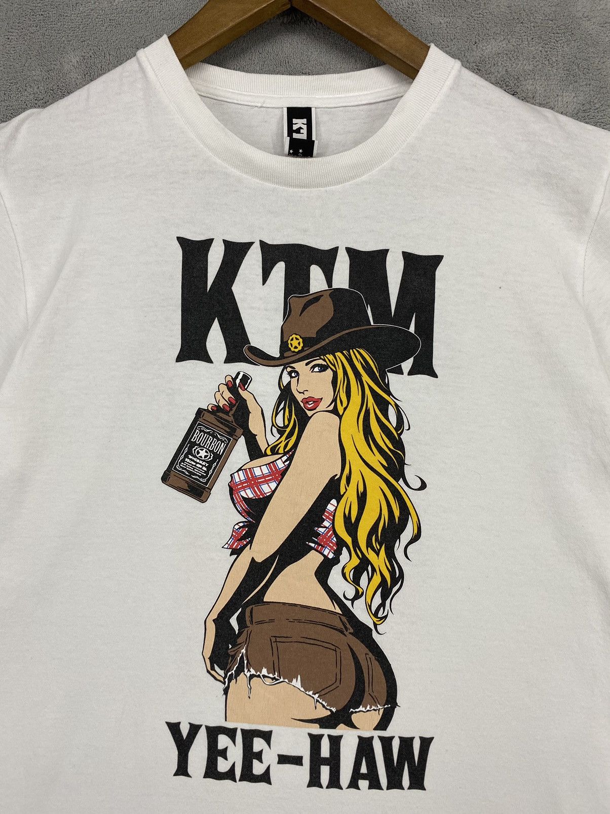 Japanese Brand × Vintage KTM NAKED GIRL TEE Size US M / EU 48-50 / 2 - 5 Thumbnail