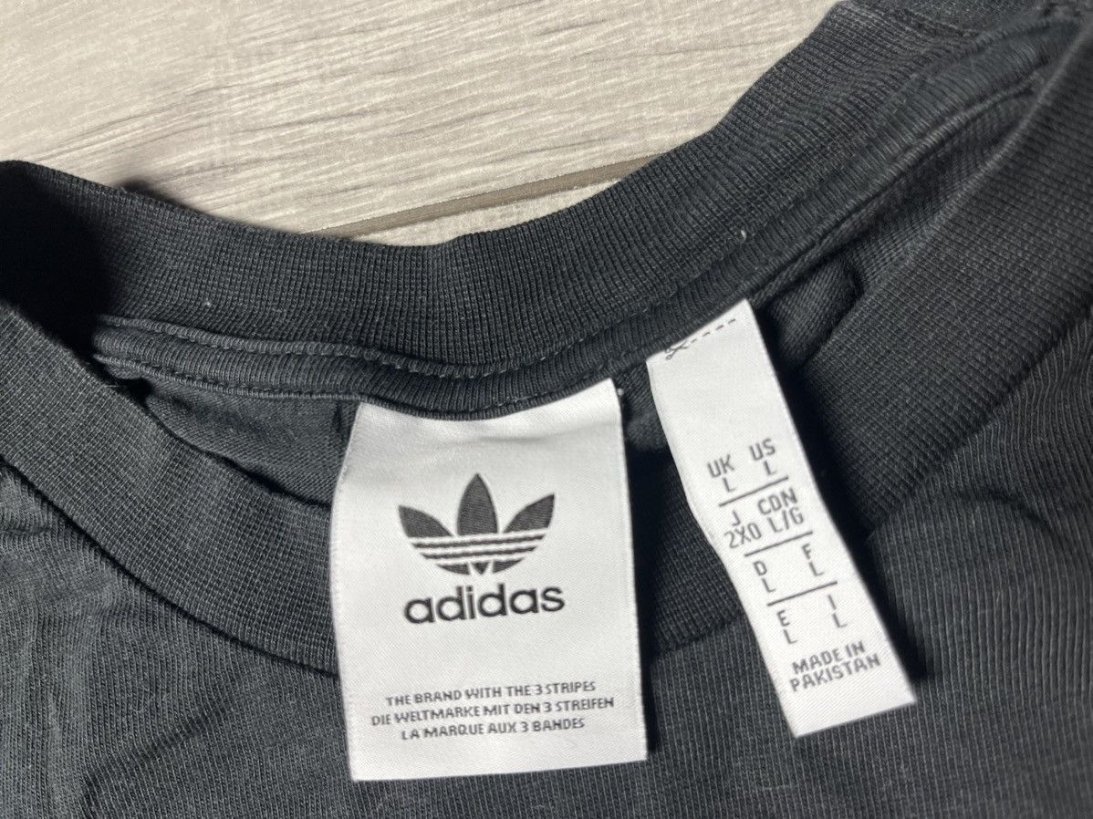 Adidas Adidas long sleeve cotton logo sleeves size Large Size US L / EU 52-54 / 3 - 4 Thumbnail