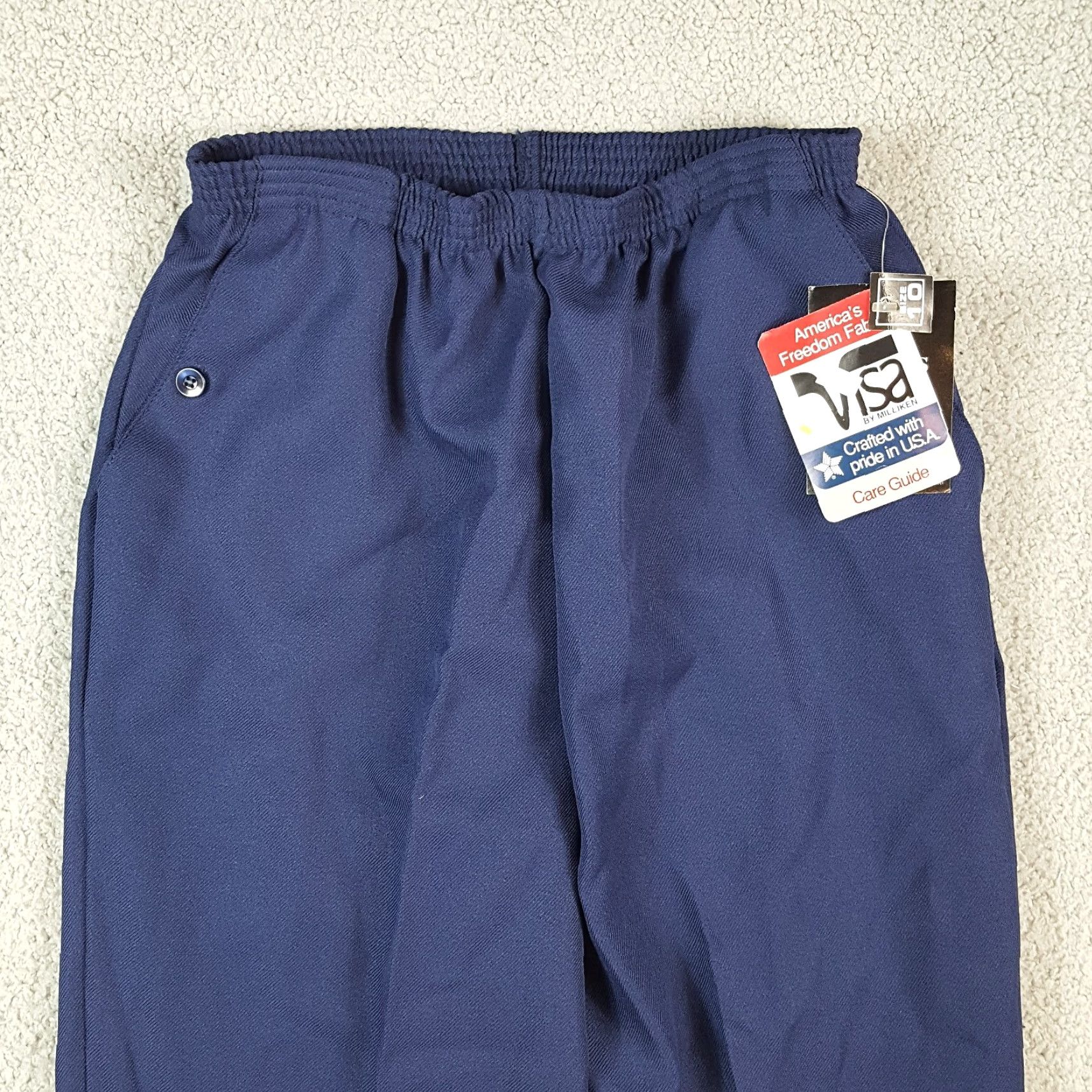 Vintage VINTAGE Separate Issue Dress Pants Women 100% Polyester 80s 90s 00s Blue Size 10 USA Made Stretch Waist Tapered Leg Dress Pants Womens Regular Size 32" / US 10 / IT 46 - 2 Thumbnail