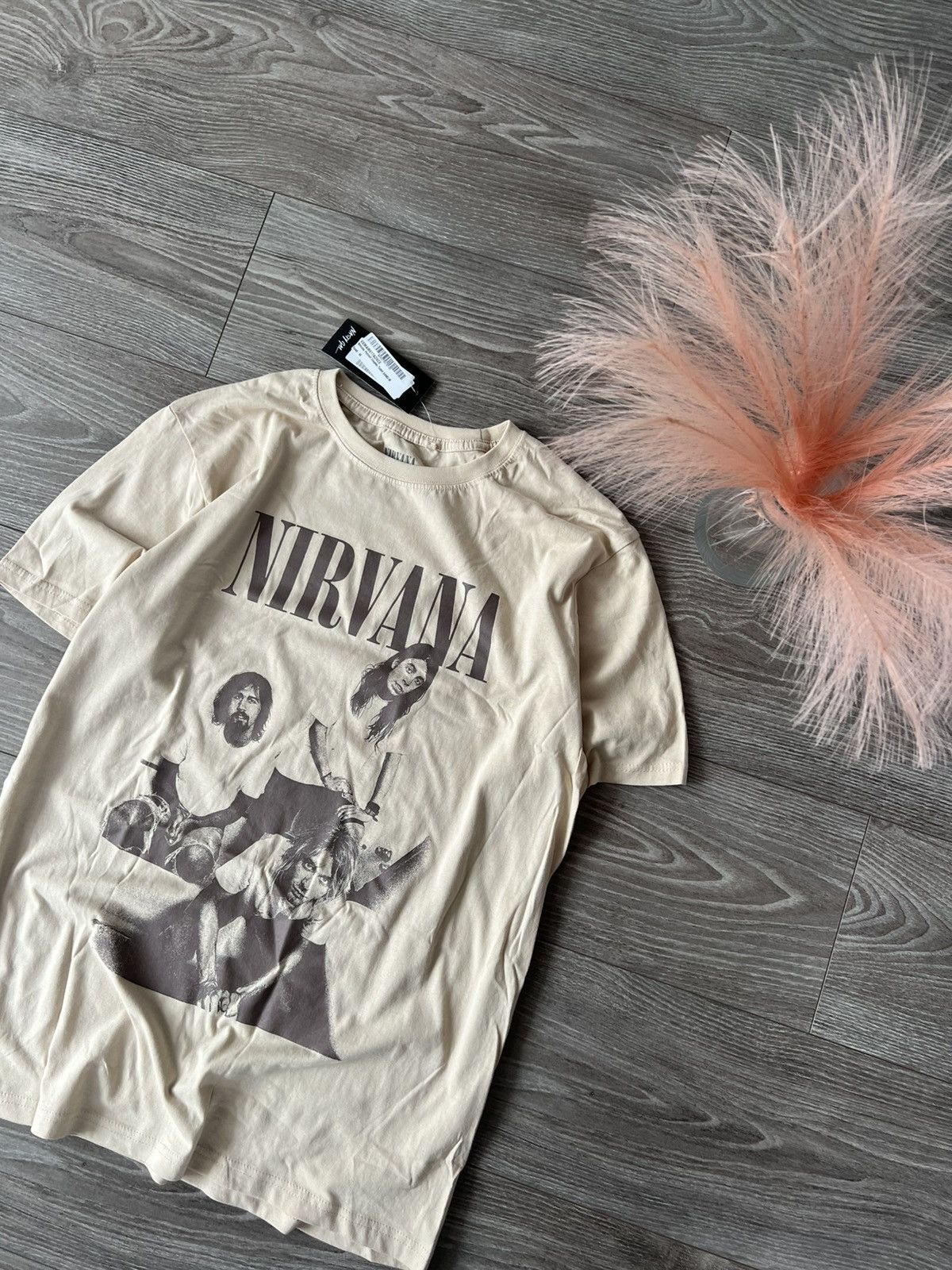 Band Tees × Nirvana ‼️Nirvana Big Logo Band New with Tags Merch Tee‼️ Size US M / EU 48-50 / 2 - 7 Thumbnail