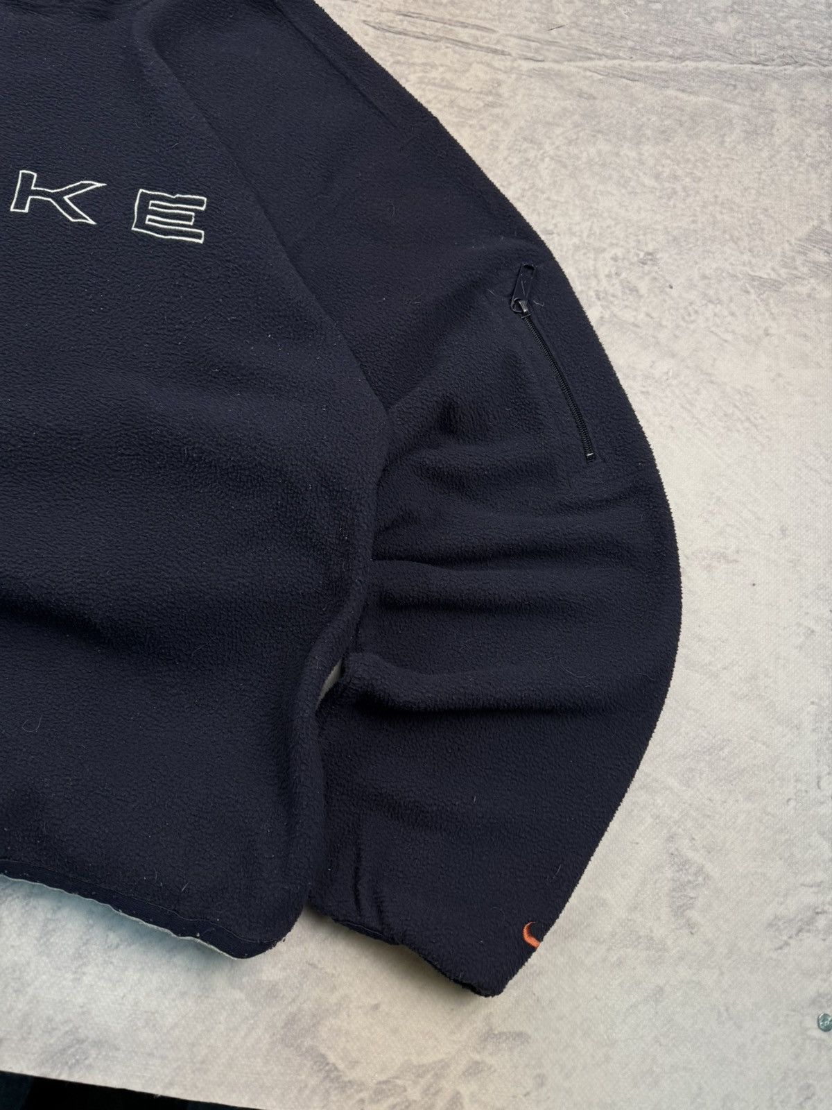 Nike × Vintage NIKE TEDDY FLEECE VINTAGE CENTER OVERSIZE BOXY SWEATSHIRT Size US S / EU 44-46 / 1 - 3 Thumbnail