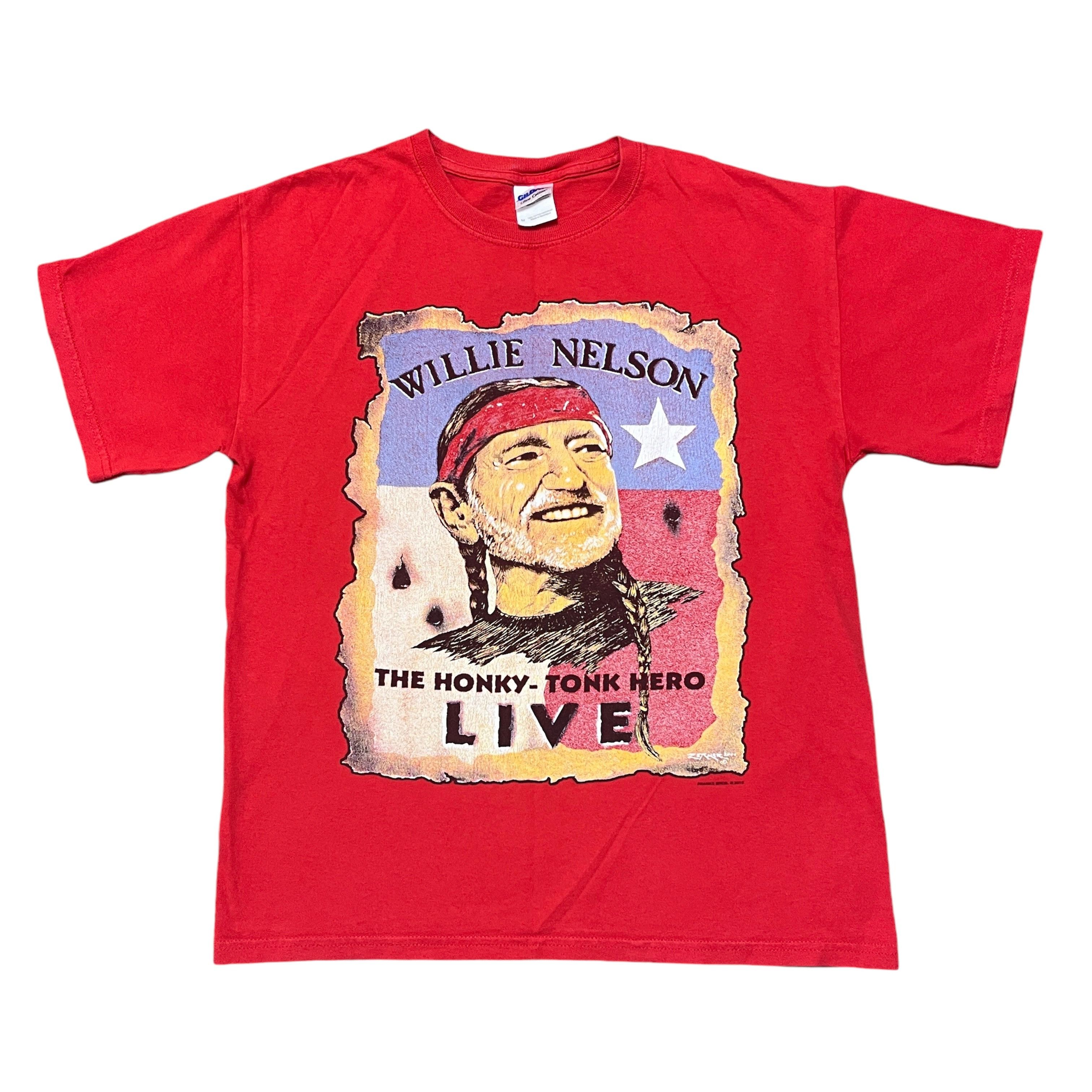 Band Tees × Vintage Willie Nelson Shirt Vintage Band Tees Bob Dylan Neil Young Size US M / EU 48-50 / 2 - 1 Thumbnail
