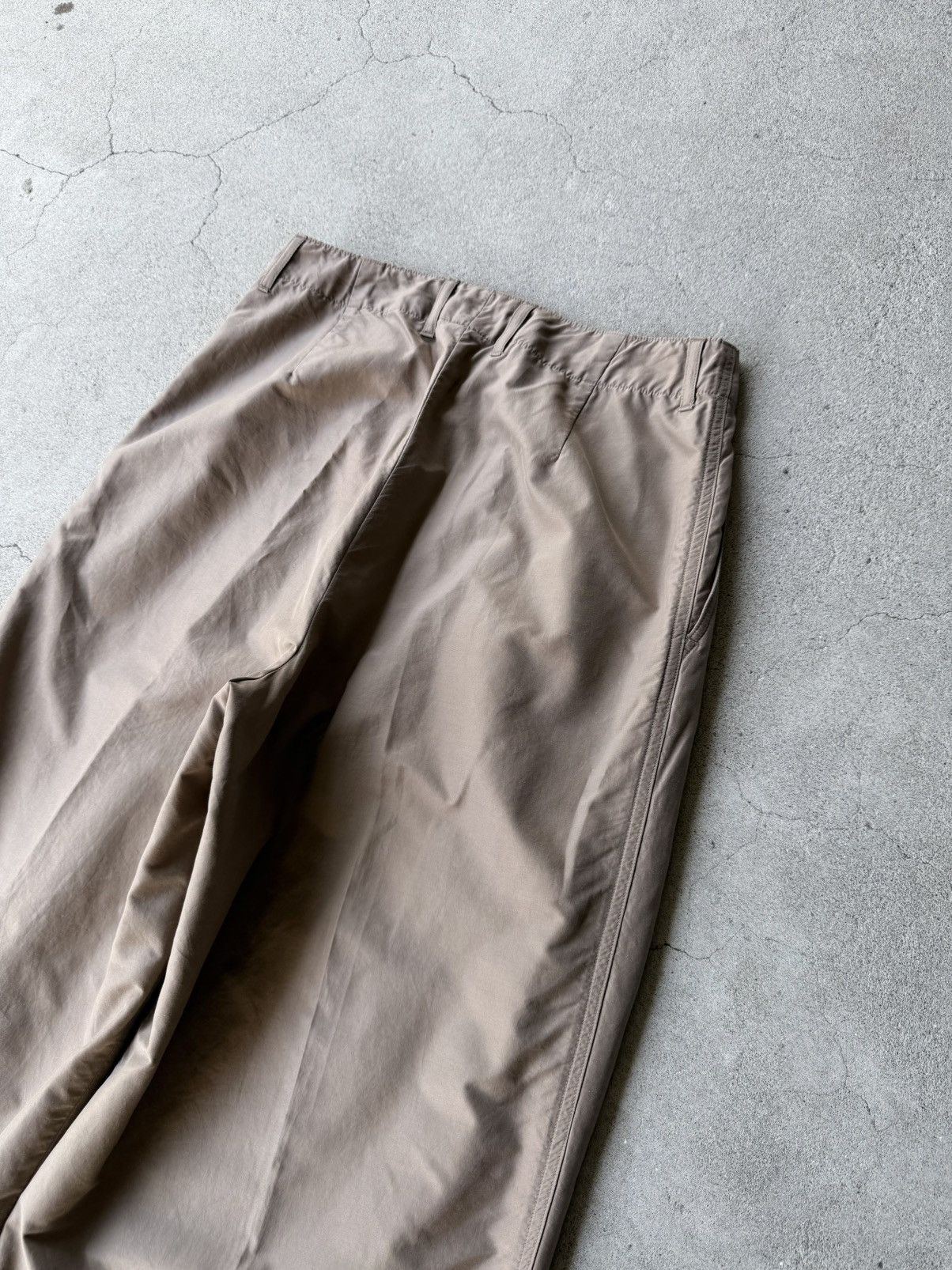 Auralee AURALEE SILK COTTON CLOTH WIDE PANTS Size US 28 / EU 44 - 6 Thumbnail
