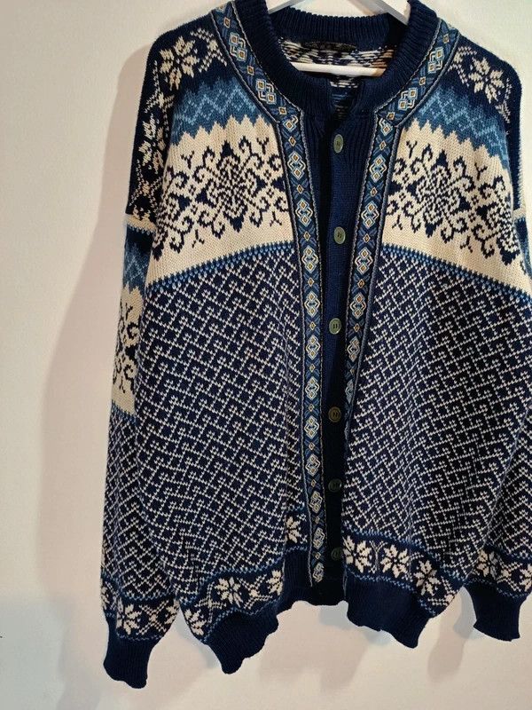 Dale Of Norway Vintage Nordstrikk Wool Cardigan Size US L / EU 52-54 / 3 - 6 Thumbnail