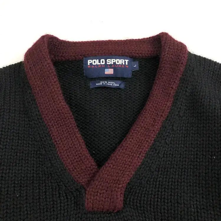 Polo Ralph Lauren Vintage Polo Sport Knitwear Size US L / EU 52-54 / 3 - 3 Thumbnail