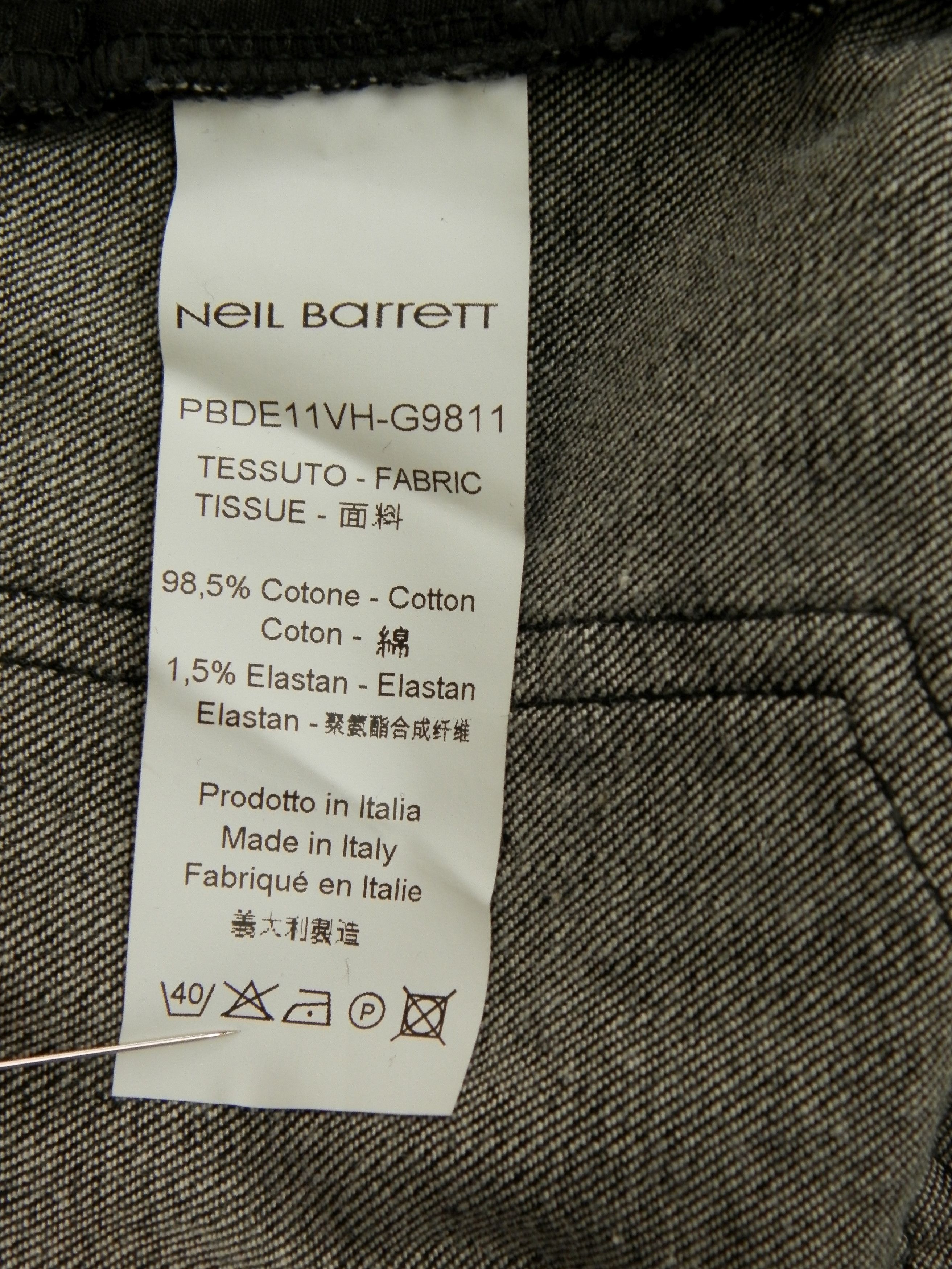 Neil Barrett Cropped skinny jeans Size US 31 - 14 Thumbnail
