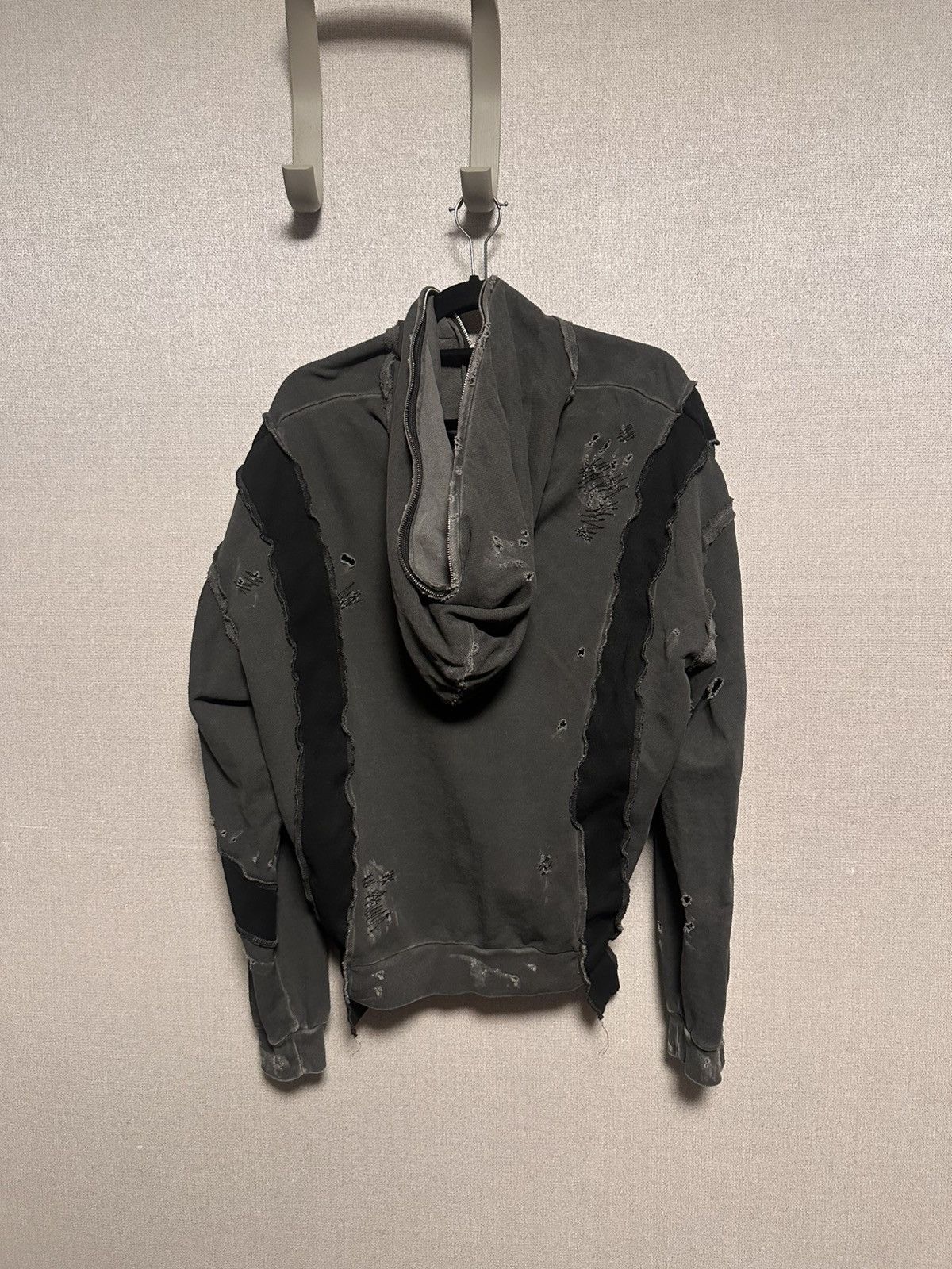 CMMAWEAR Black C Contrast Ribbed Rework Hoodie Size US M / EU 48-50 / 2 - 4 Thumbnail