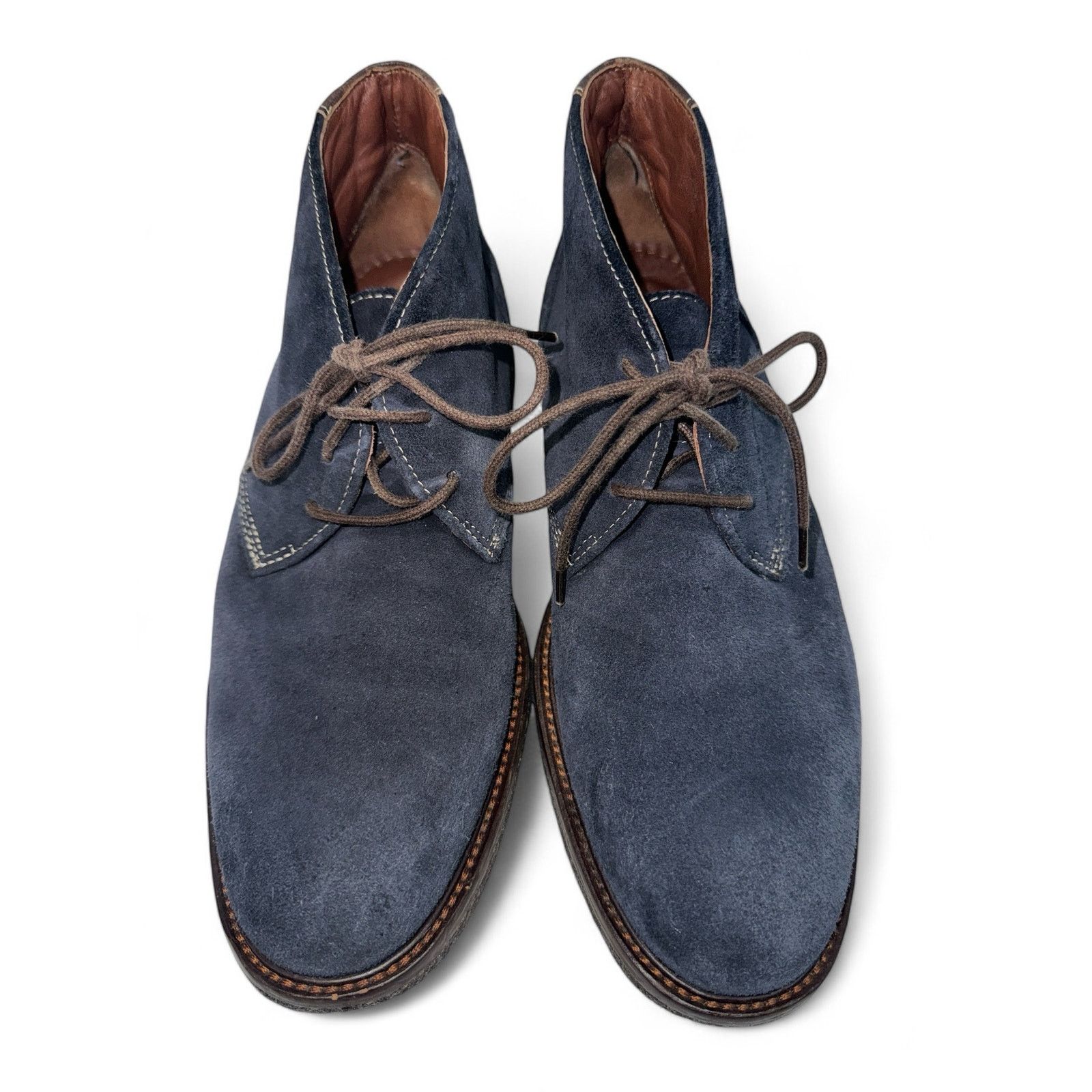 Johnston & Murphy Johnston & Murphy Copeland Navy Suede Chukka Boots Men sz 8M Size US 8 / EU 41 - 2 Thumbnail