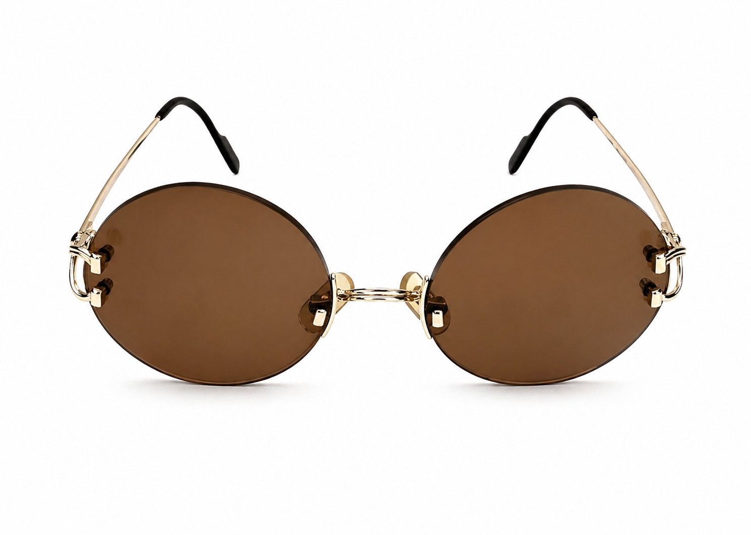 Cartier Vintage Cartier C-Decor Gold Sunglasses Size ONE SIZE - 6 Thumbnail