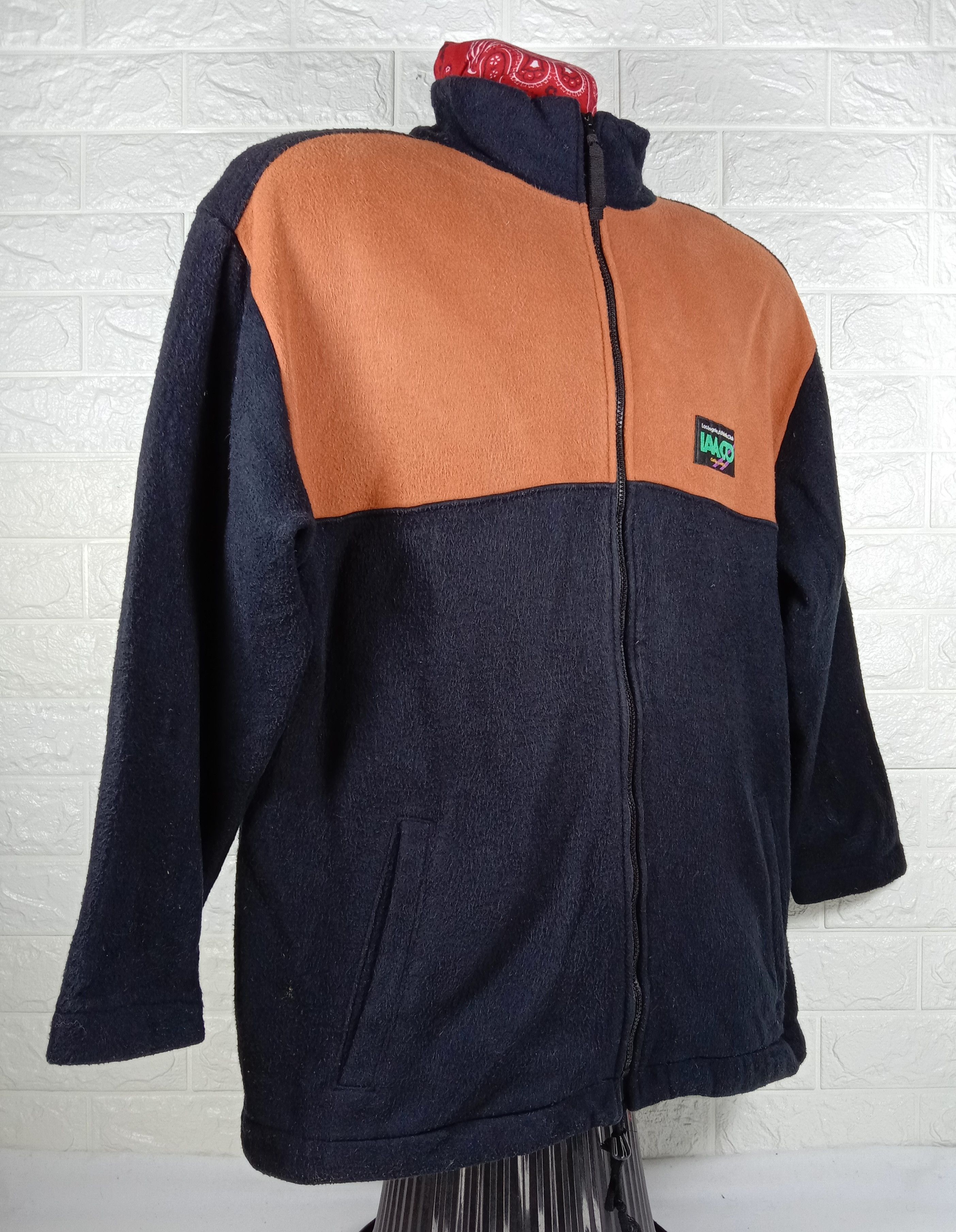 Vintage Vintage LAACO California USA Fleece Jacket Size US L / EU 52-54 / 3 - 2 Thumbnail