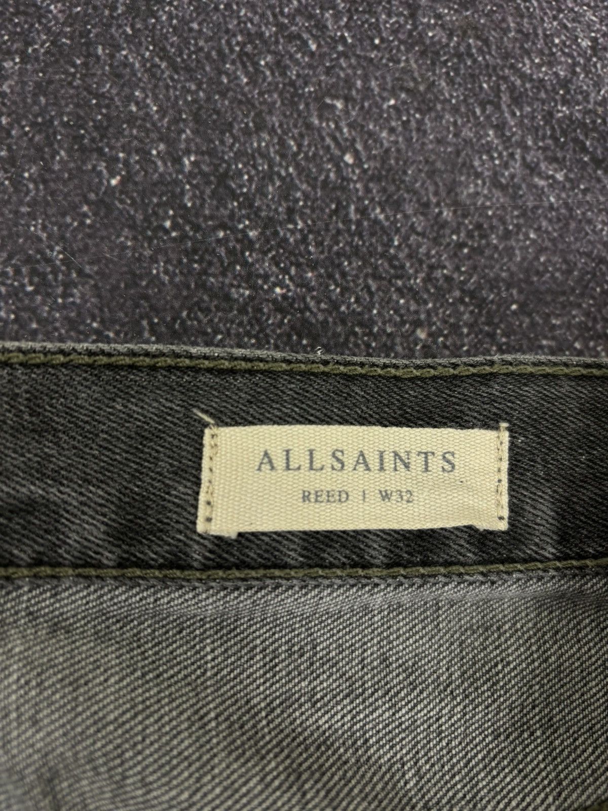 Allsaints Allsaints Reed Gray Luxury Straight Denim Jeans Size US 32 / EU 48 - 8 Thumbnail