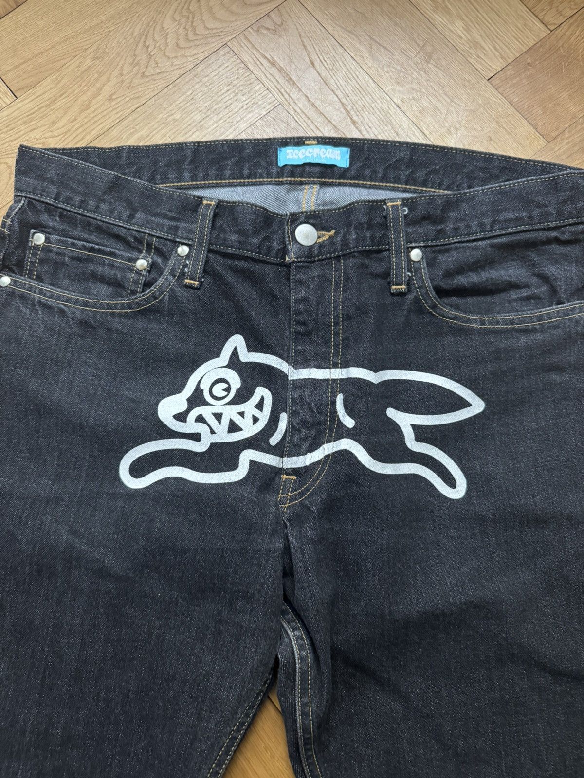 Billionaire Boys Club BBC icecream running dog jeans Size US 32 / EU 48 - 3 Thumbnail
