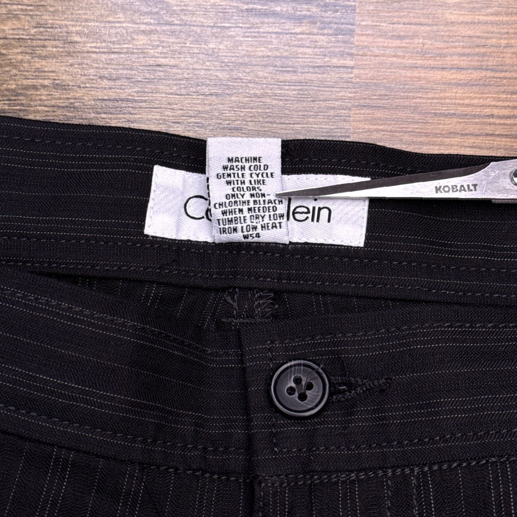 Calvin Klein **Calvin Klein Black Striped Mens Regular Fit 36x30 Pants** User: Calvin Klein Black Striped Mens Regular Fit 36x30 Pants Size US 36 / EU 52 - 5 Thumbnail