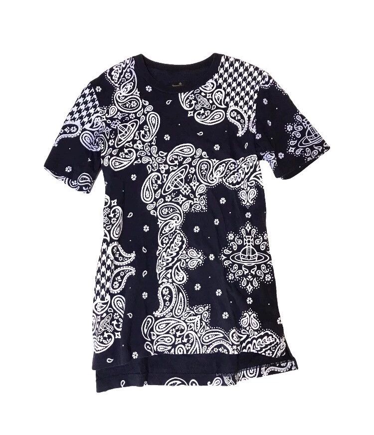 Vivienne Westwood vivienne westwood Fruit Flower Plaid Planet Print Black Sh Size S / US 4 / IT 40 - 2 Thumbnail