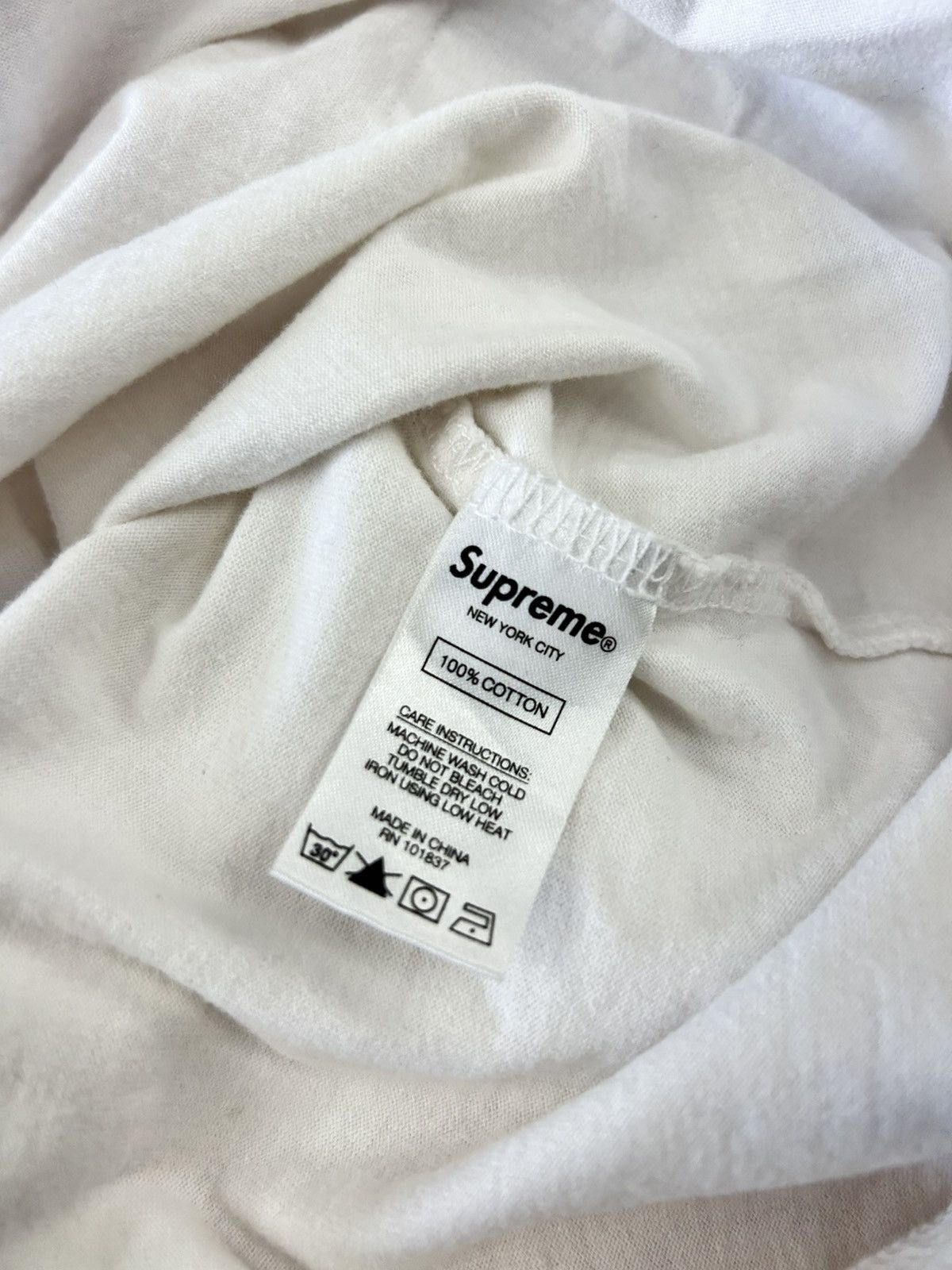 Supreme SUPREME Bevel Text Ringer T Shirt Size Large Size US L / EU 52-54 / 3 - 5 Thumbnail
