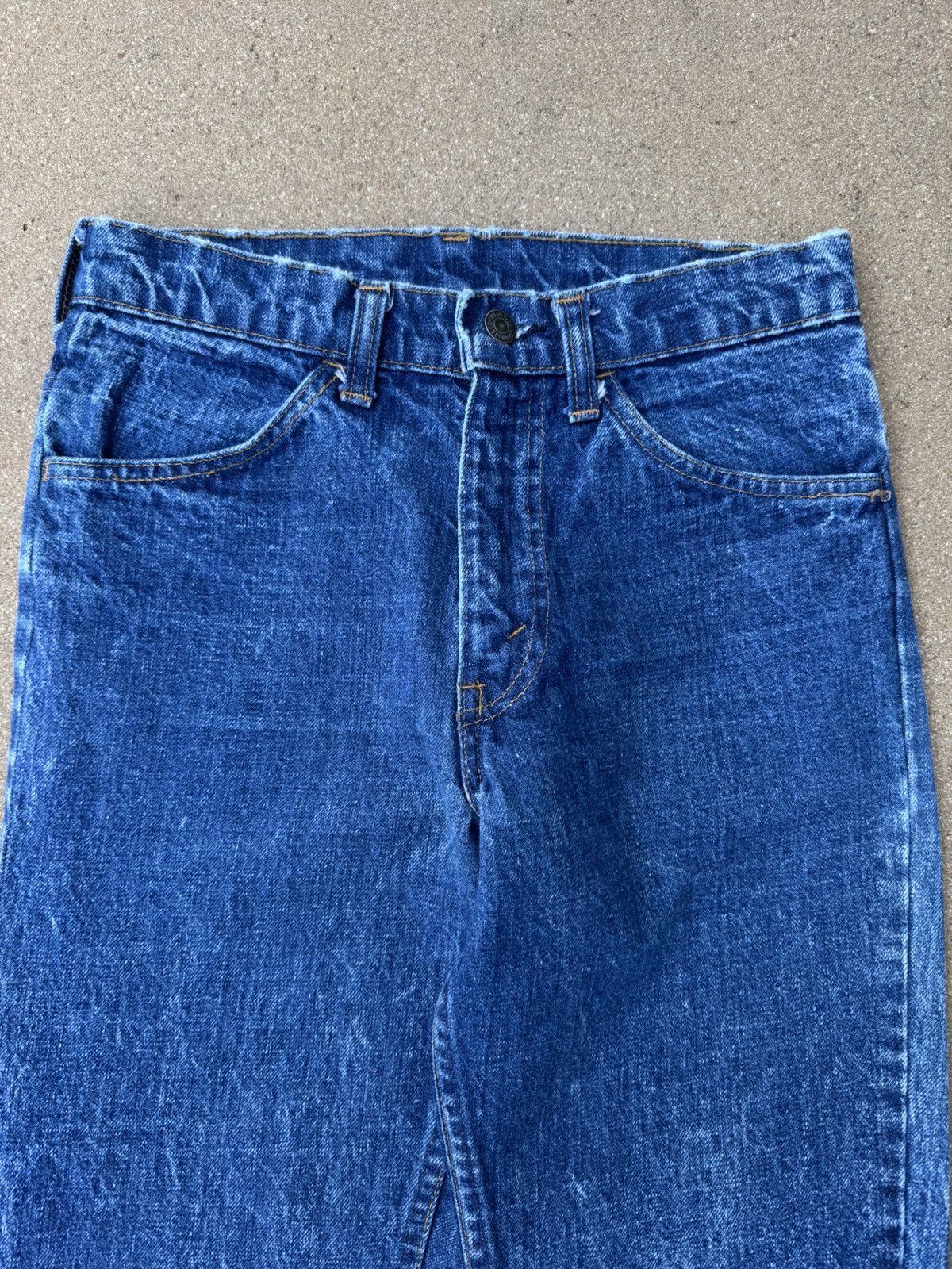 Levi's × Vintage Vtg 70’s Levi’s 646 Orange Tab Bellbottom Flare Jeans 28x31 Size US 28 / EU 44 - 4 Thumbnail