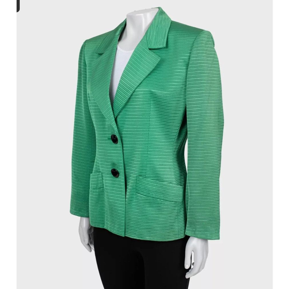 Saint Laurent Chic Green Tailored Jacket - Size XL