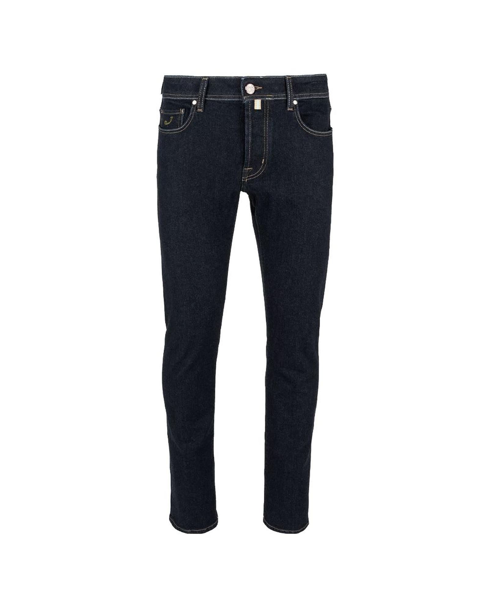 image of Jacob Cohen Stretch Cotton Slim Fit Jeans in Blue, Men's (Size 32)