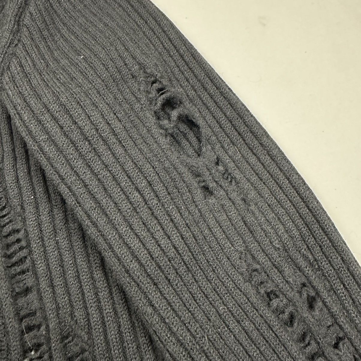 Balmain SS11 Balmain by Christophe Decarnin Distressed Knit Sweater Size M / US 6-8 / IT 42-44 - 10 Thumbnail