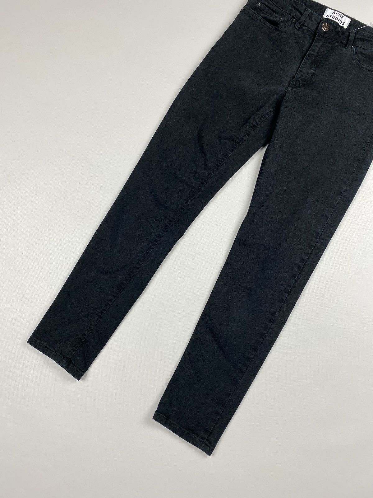 Acne Studios Acne Studios Skin 5 Lacey Black ladies jeans size 30 / 32 Size 30" / US 8 / IT 44 - 3 Thumbnail