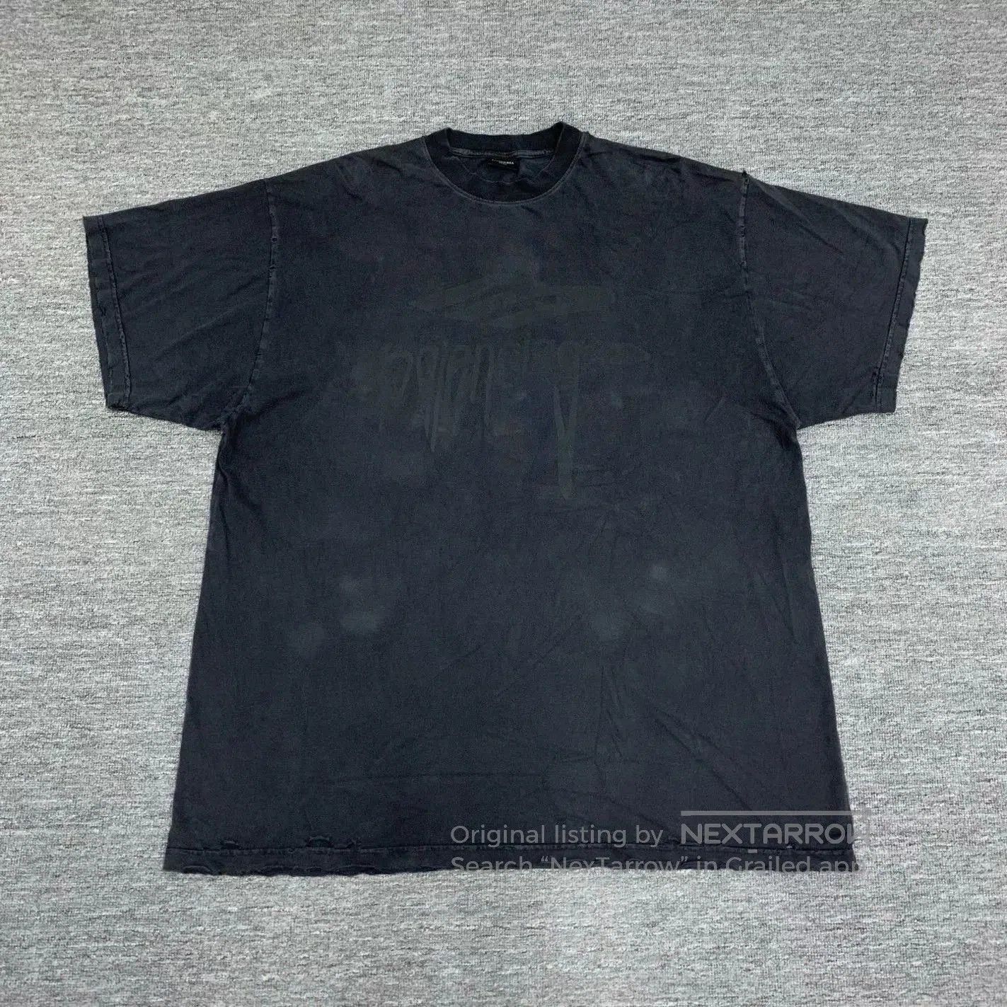 Balenciaga Balenciaga Black Short Sleeve T-Shirt. Size US XL / EU 56 / 4 - 1 Thumbnail