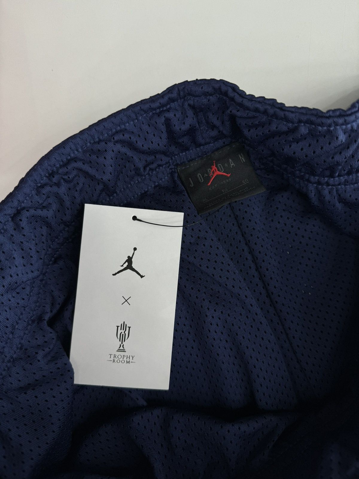 Jordan Brand Trophy Room x Jordan Basketball Navy Shorts Size US 36 / EU 52 - 5 Thumbnail