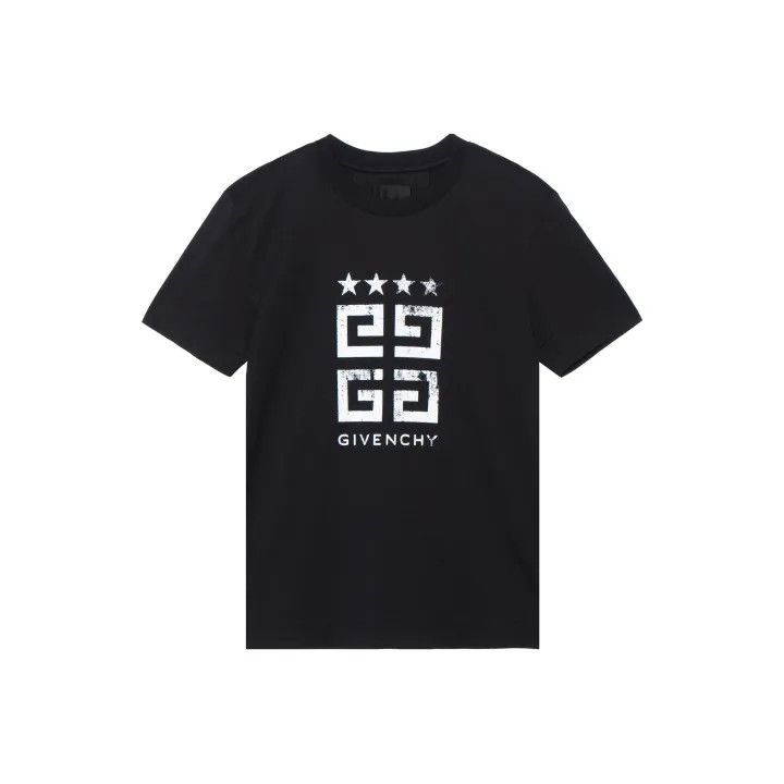 Givenchy Givenchy Black Logo Short Sleeve T-shirt Size S / US 4 / IT 40 - 1 Thumbnail