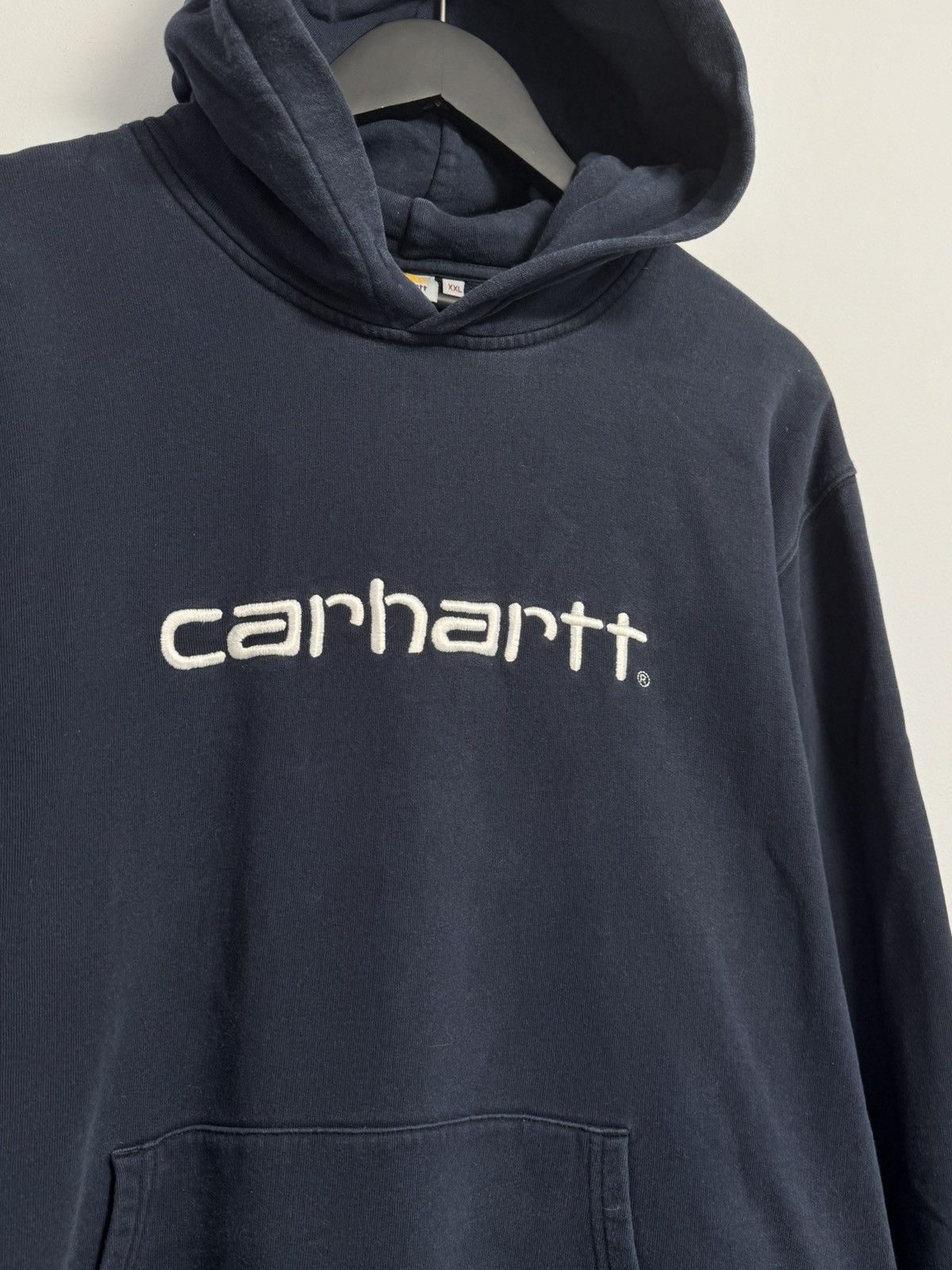 Carhartt Carhartt Y2K style Streetwear Hoodie Big Logo Size US XXL / EU 58 / 5 - 6 Thumbnail