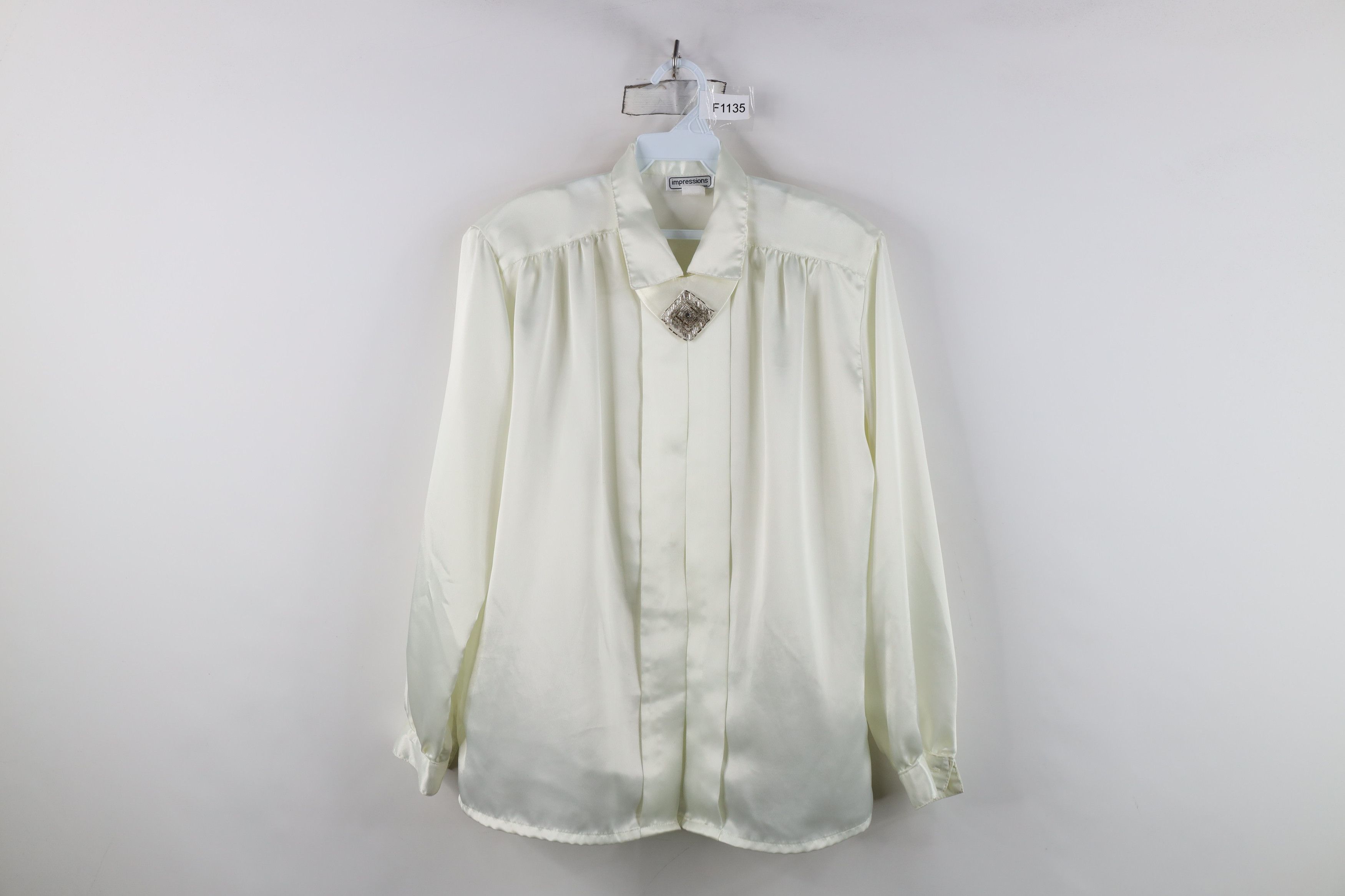 Vintage Vintage 90s Streetwear Silky Polyester Button Shirt USA Size XXL / US 16-18 / IT 52-54 - 1 Thumbnail