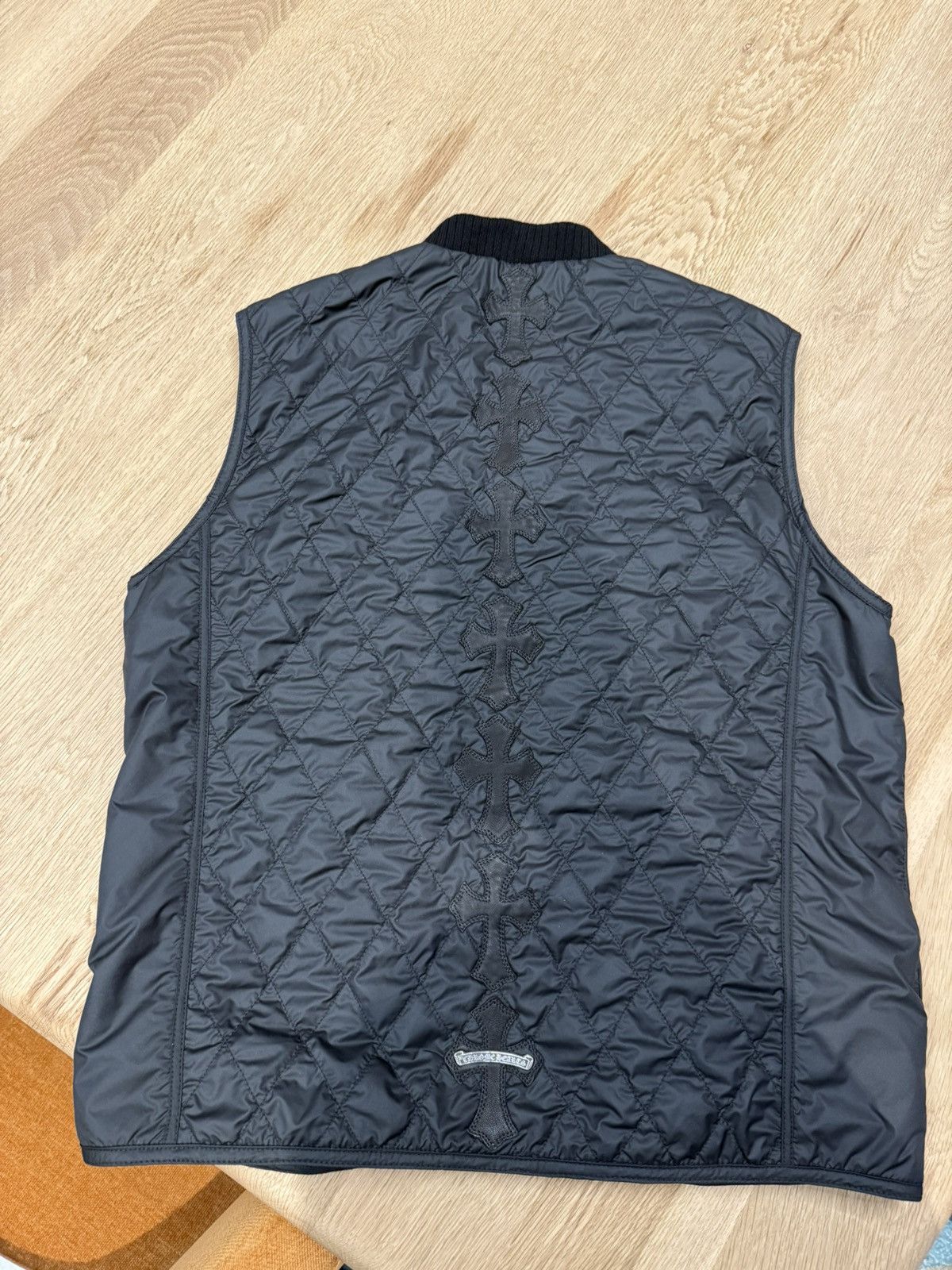 Chrome Hearts 🔥Chrome Hearts Cross Patches Black Nylon Vest🔥 Size US M / EU 48-50 / 2 - 2 Thumbnail