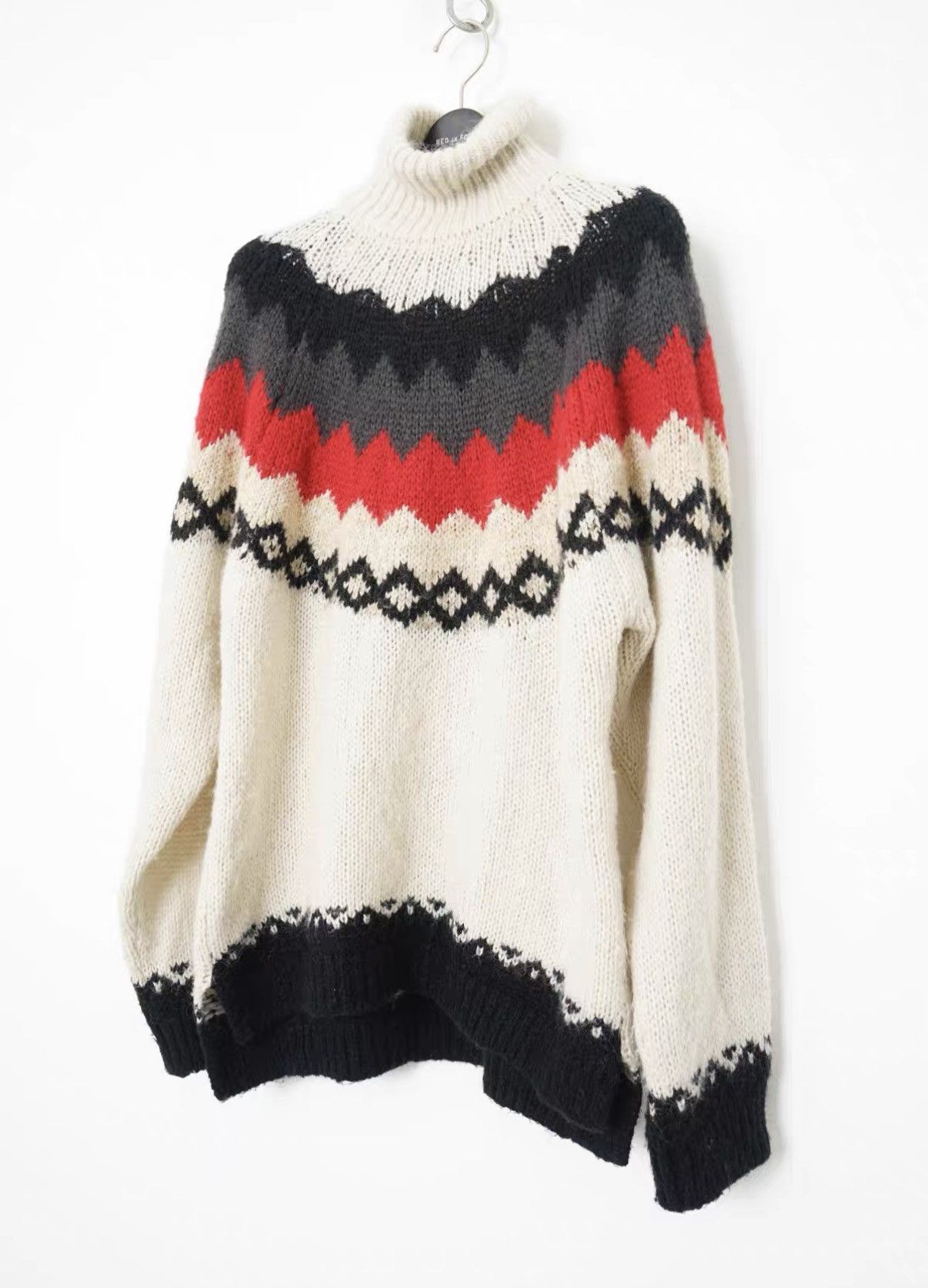 FACTOTUM Factotum Fair Isle High Neck Sweater Size US S / EU 44-46 / 1 - 2 Thumbnail