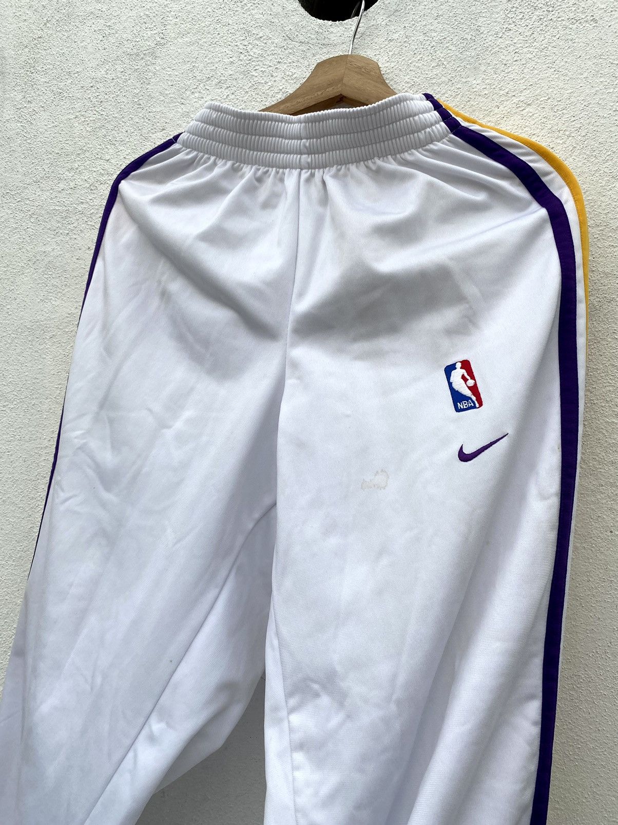 NBA Vintage Nike Team X L.A Lakers Nike NBA Warm-Up Set Size US XL / EU 56 / 4 - 10 Thumbnail