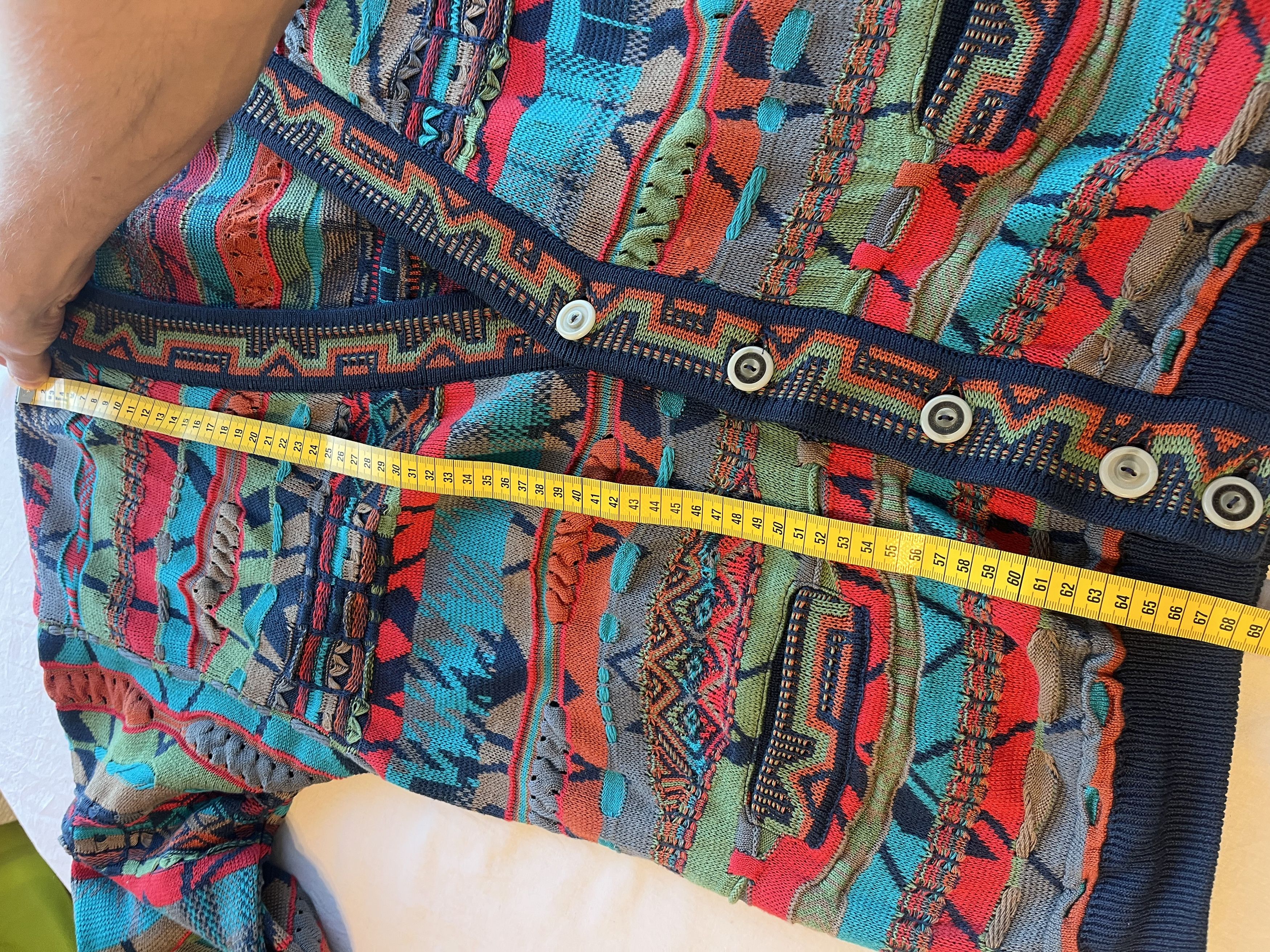 Coogi Vintage COOGI Cotton Cardigan – Size L Size US L / EU 52-54 / 3 - 11 Thumbnail