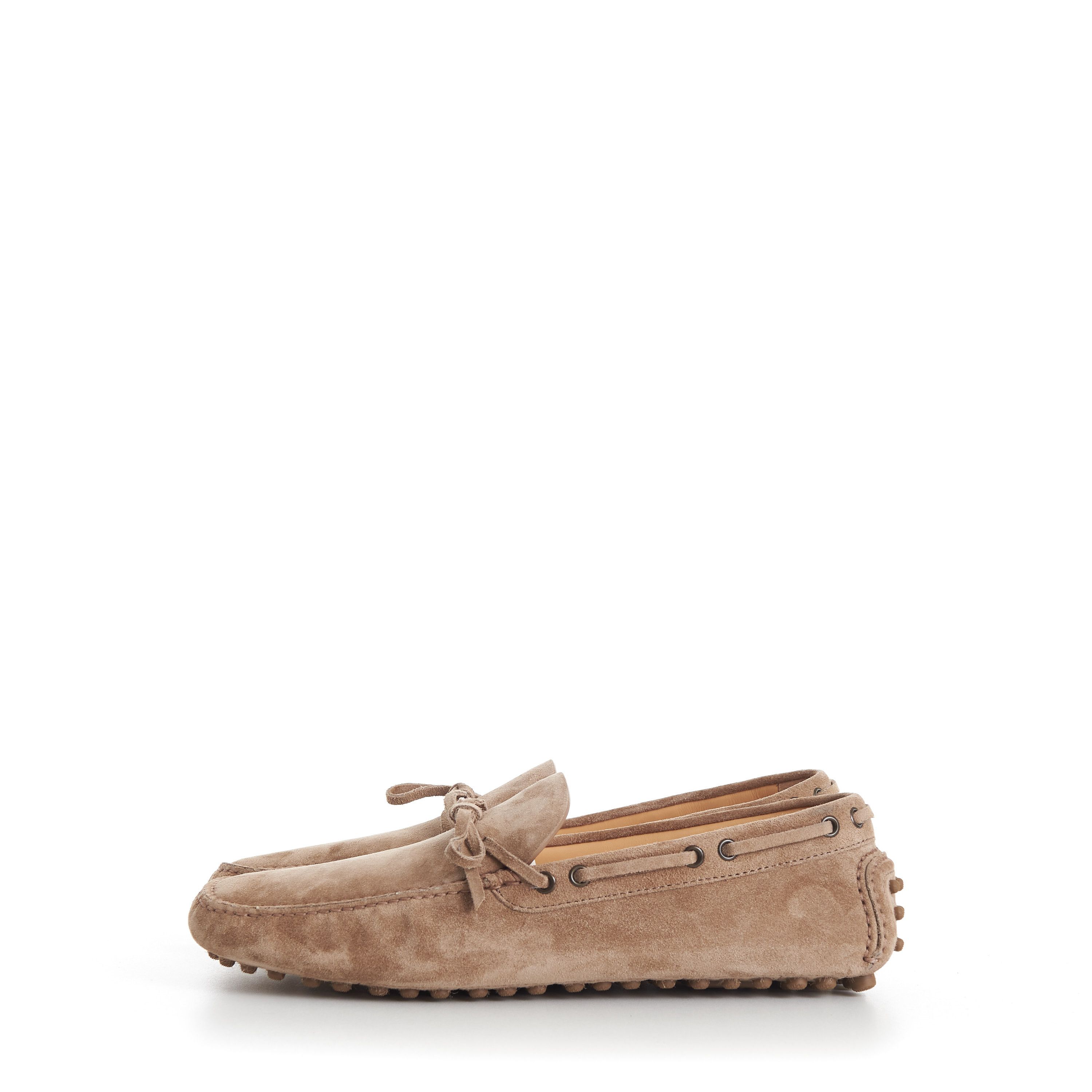 Brunello Cucinelli Light Brown Driver Shoes Moccasin - Suede Calfskin Size US 8 / EU 41 - 5 Thumbnail