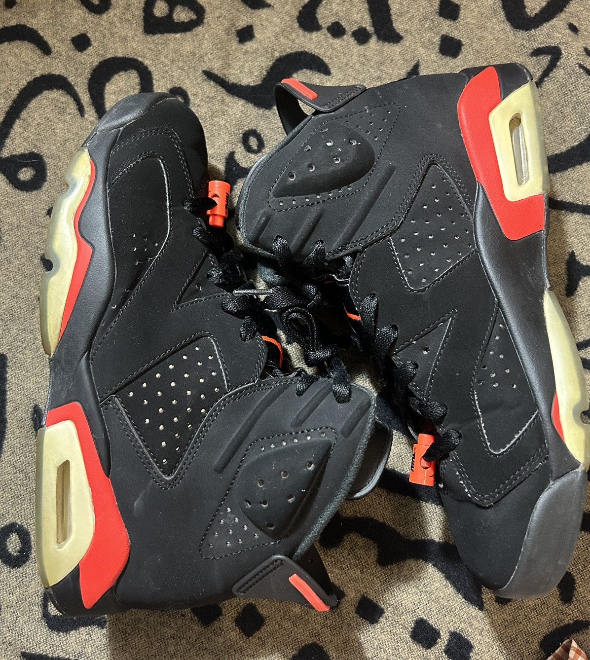 Jordan Brand × Nike 2019 Infared Jordan vi 6 Size US 9 / EU 42 - 1 Thumbnail