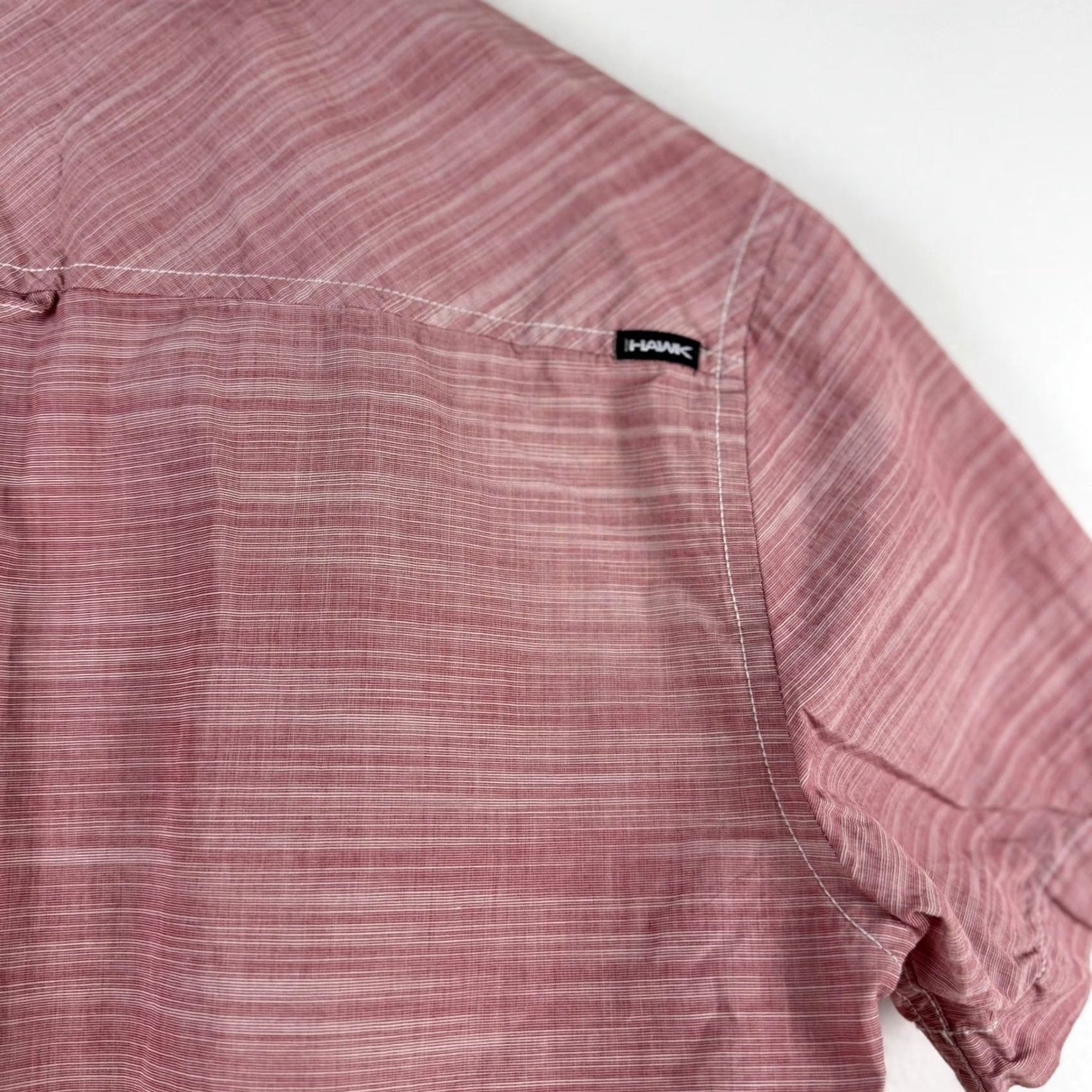 Vintage TONY HAWK Shirt Men Red Stripe Short Sleeve Button-Up Cotton Regular Size US M / EU 48-50 / 2 - 7 Thumbnail