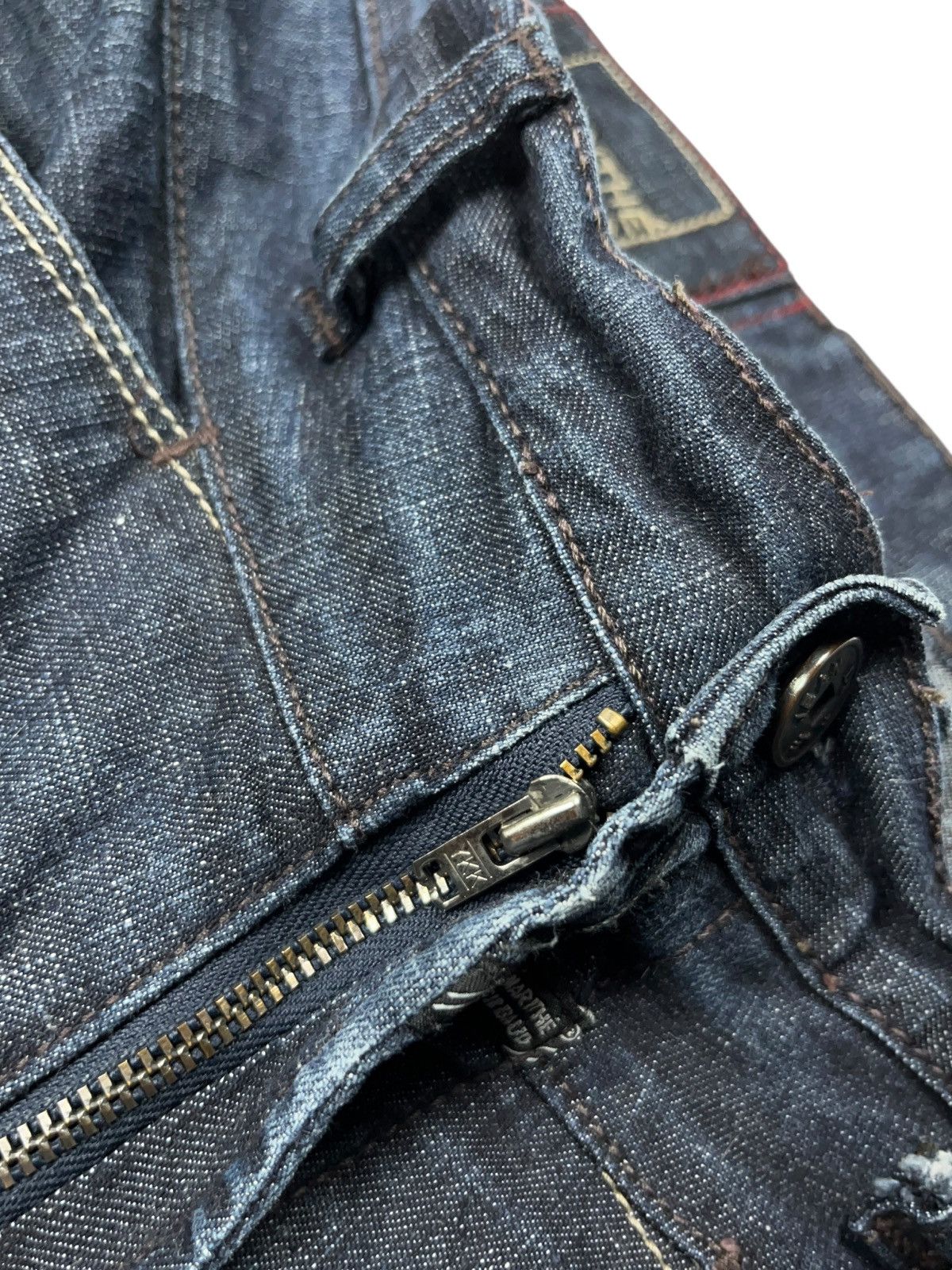 Marithe + Francois Girbaud Vintage 90s Marithe Fracois Gibraud Jeans Flared Bootcut MFG Size US 32 / EU 48 - 6 Thumbnail