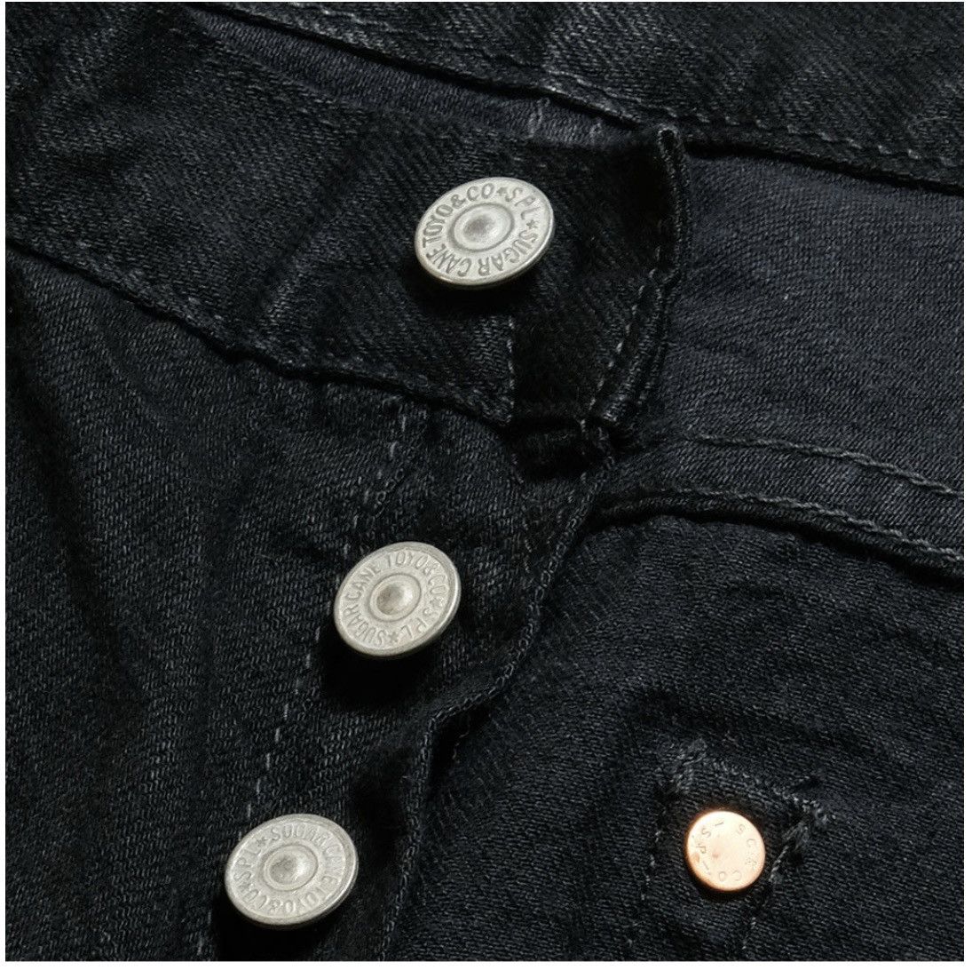 Sugar Cane 13oz Black Selvedge Type-lll Denim Size US 30 / EU 46 - 5 Thumbnail