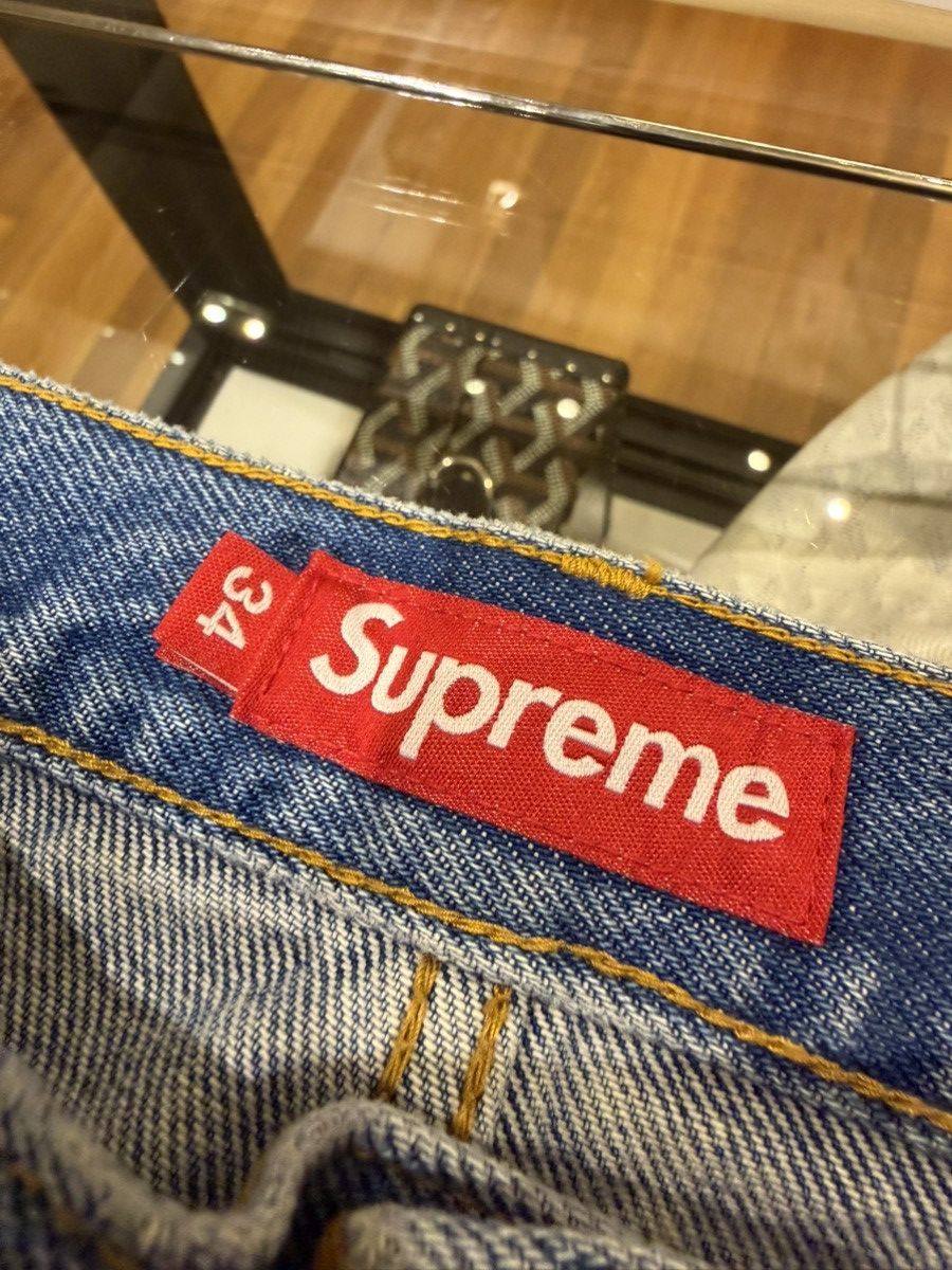 Supreme Supreme Baggy Blu Denim Jeans Size US 34 / EU 50 - 3 Thumbnail