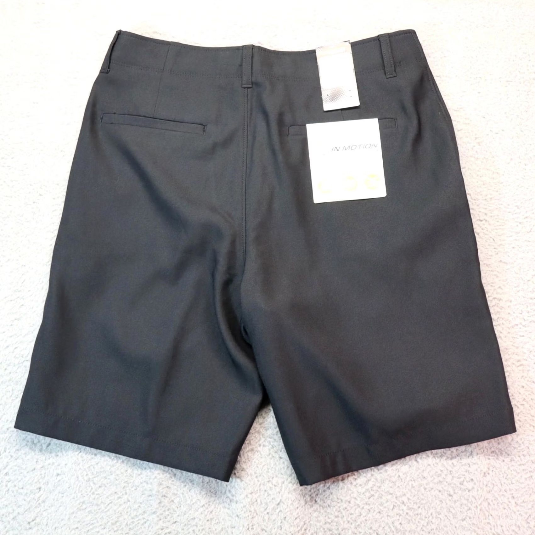 Haggar Haggar In Motion Shorts Men 32W Black Bermuda Zip Pockets Mid Rise 9in Regular Size US 32 / EU 48 - 2 Thumbnail
